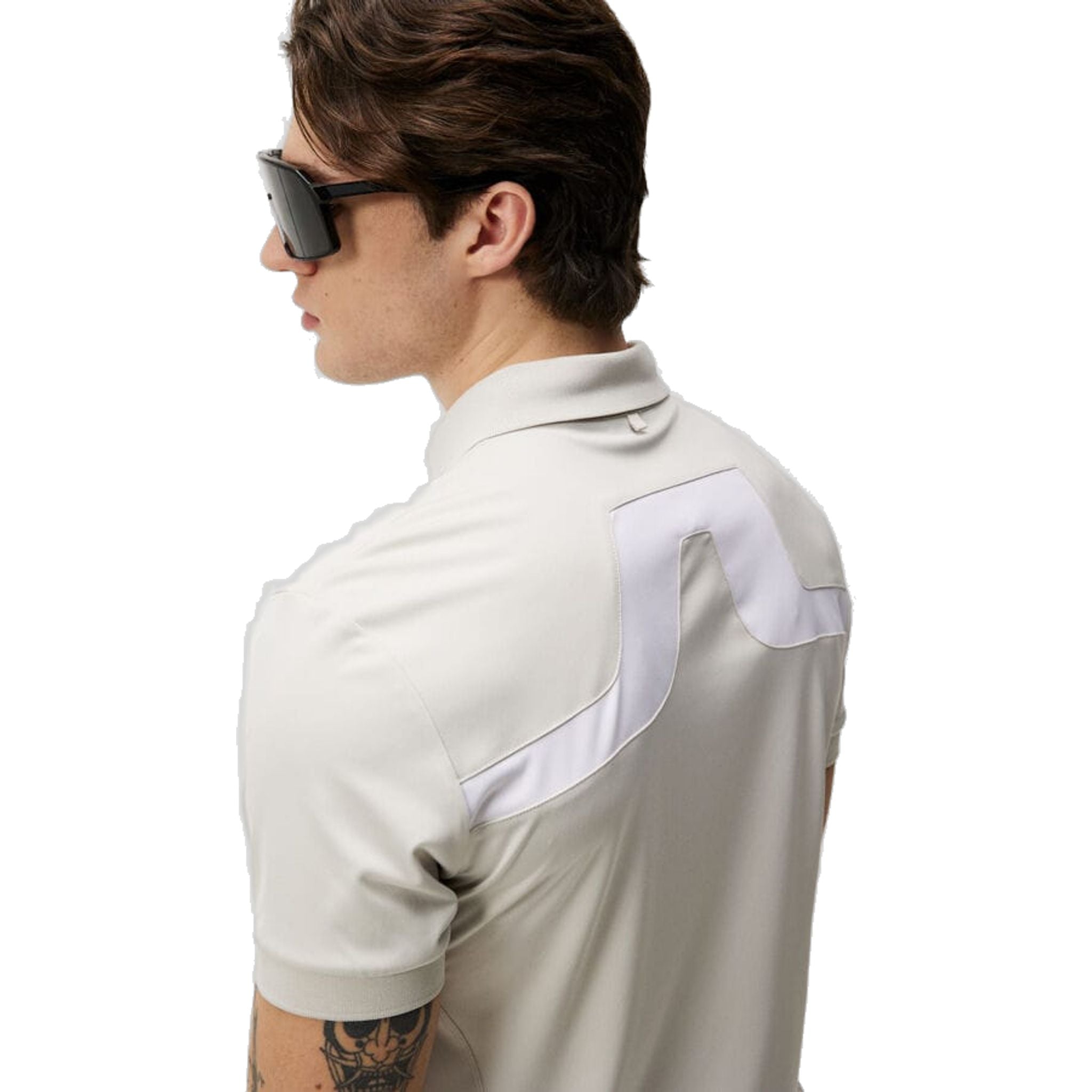 J. Lindeberg KV Polo imprimé coupe régulière pour hommes