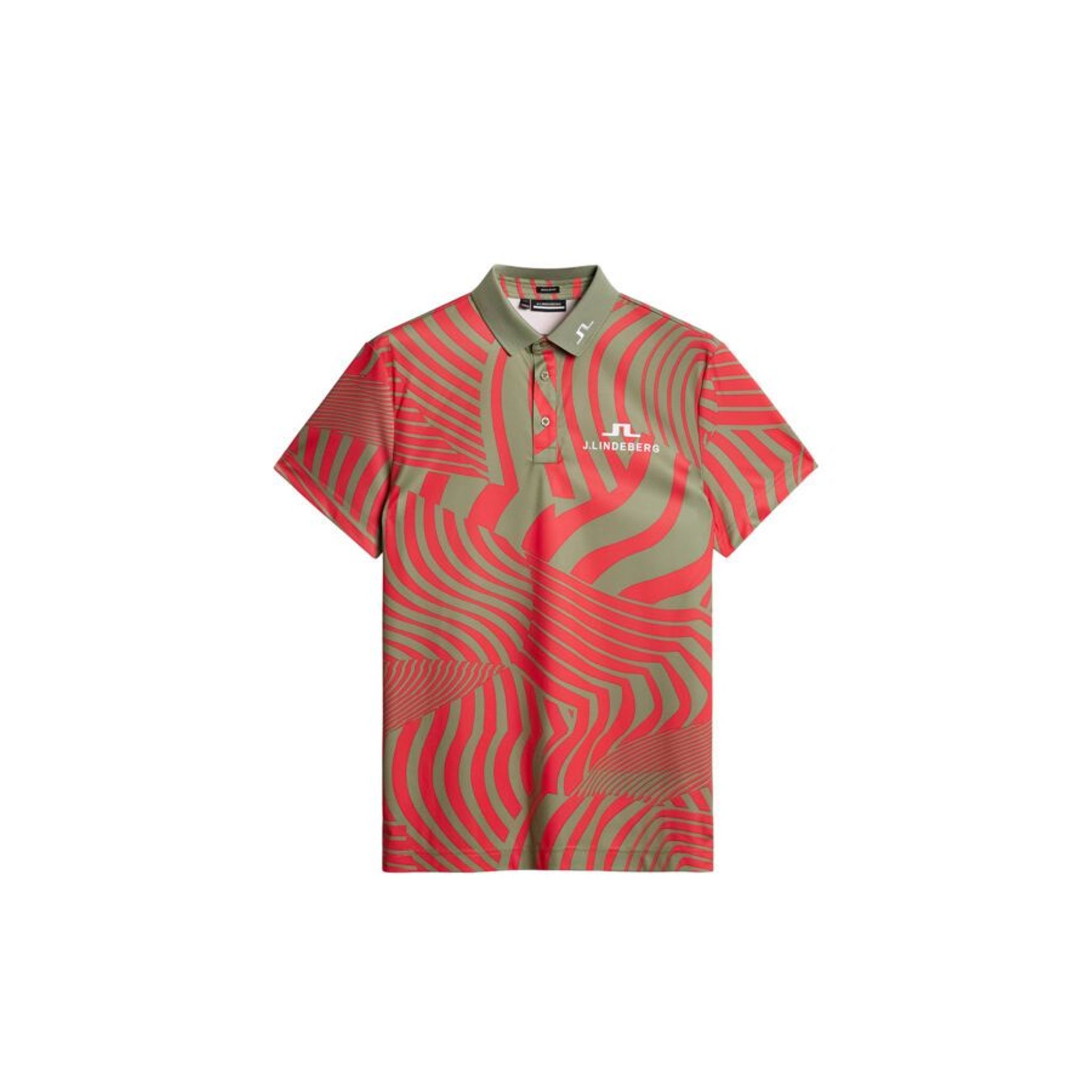 Polo de golf imprimé J. Lindeberg KV Tour pour hommes