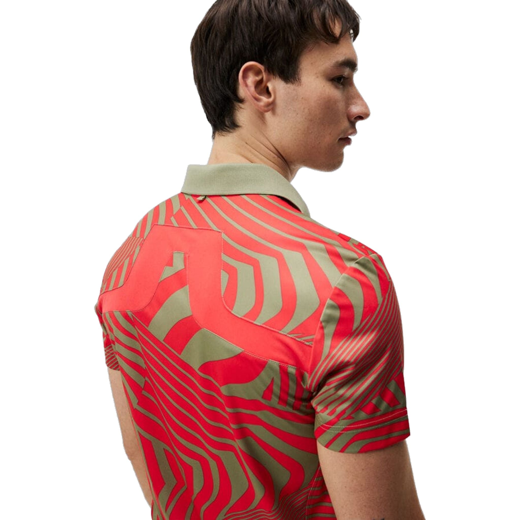 Polo de golf imprimé J. Lindeberg KV Tour pour hommes