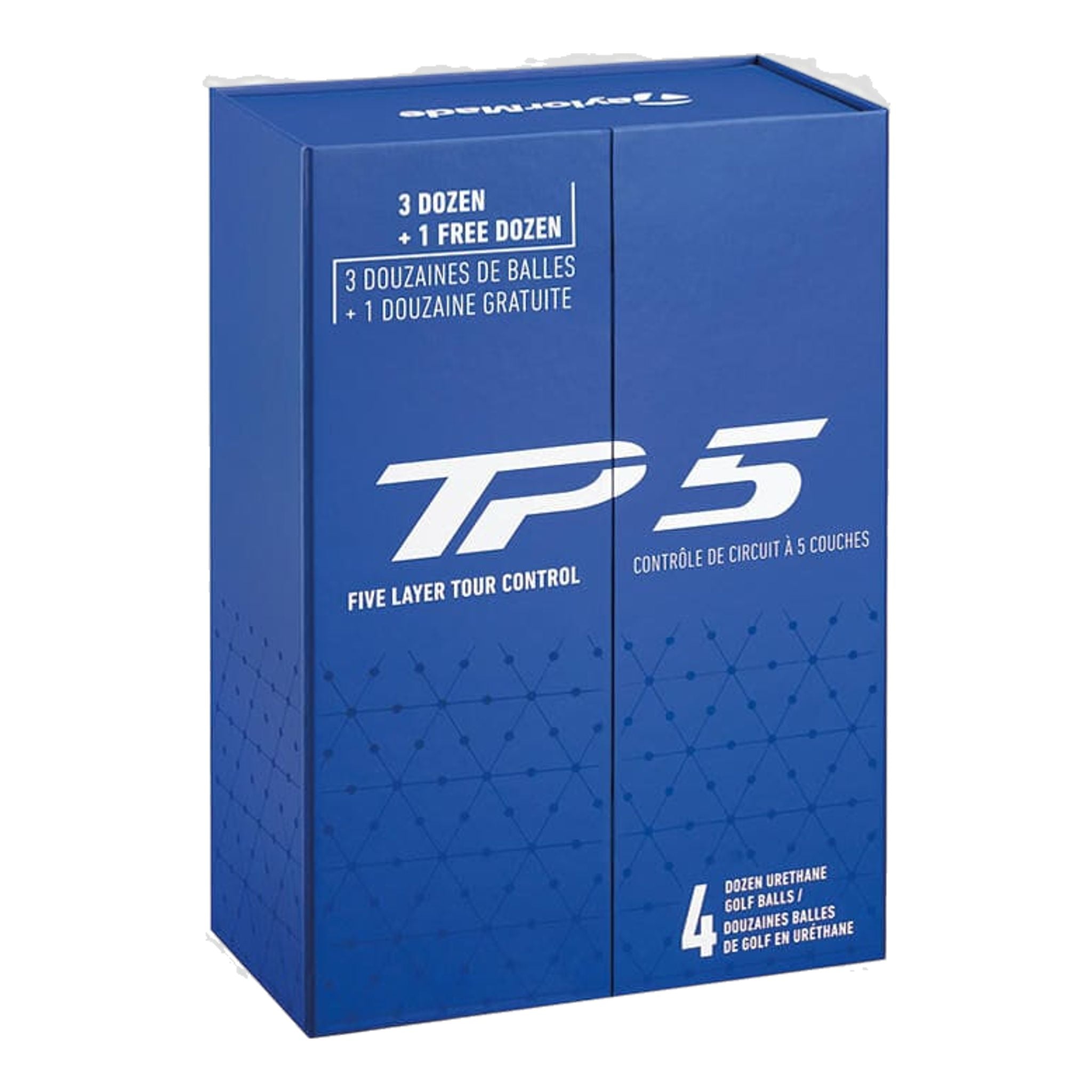 Boîte de 48 balles de golf TaylorMade TP5 3+1