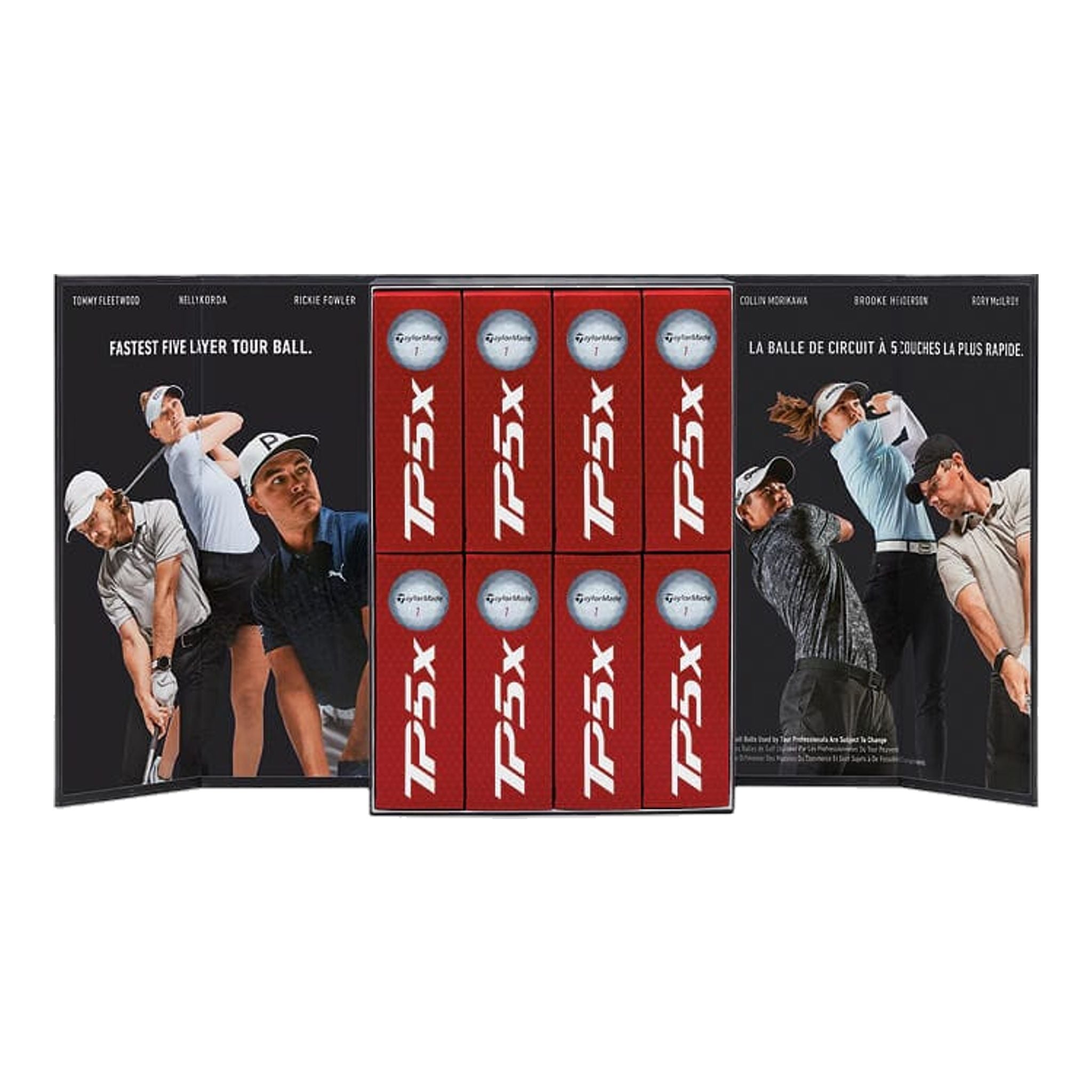 Balles de golf TaylorMade TP5x 3+1 (boîte de 48 pièces)
