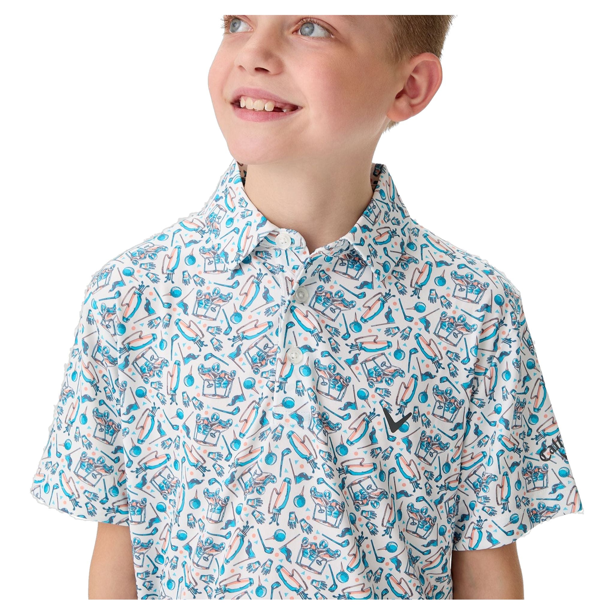 Polo de golf Callaway imprimé intégralement