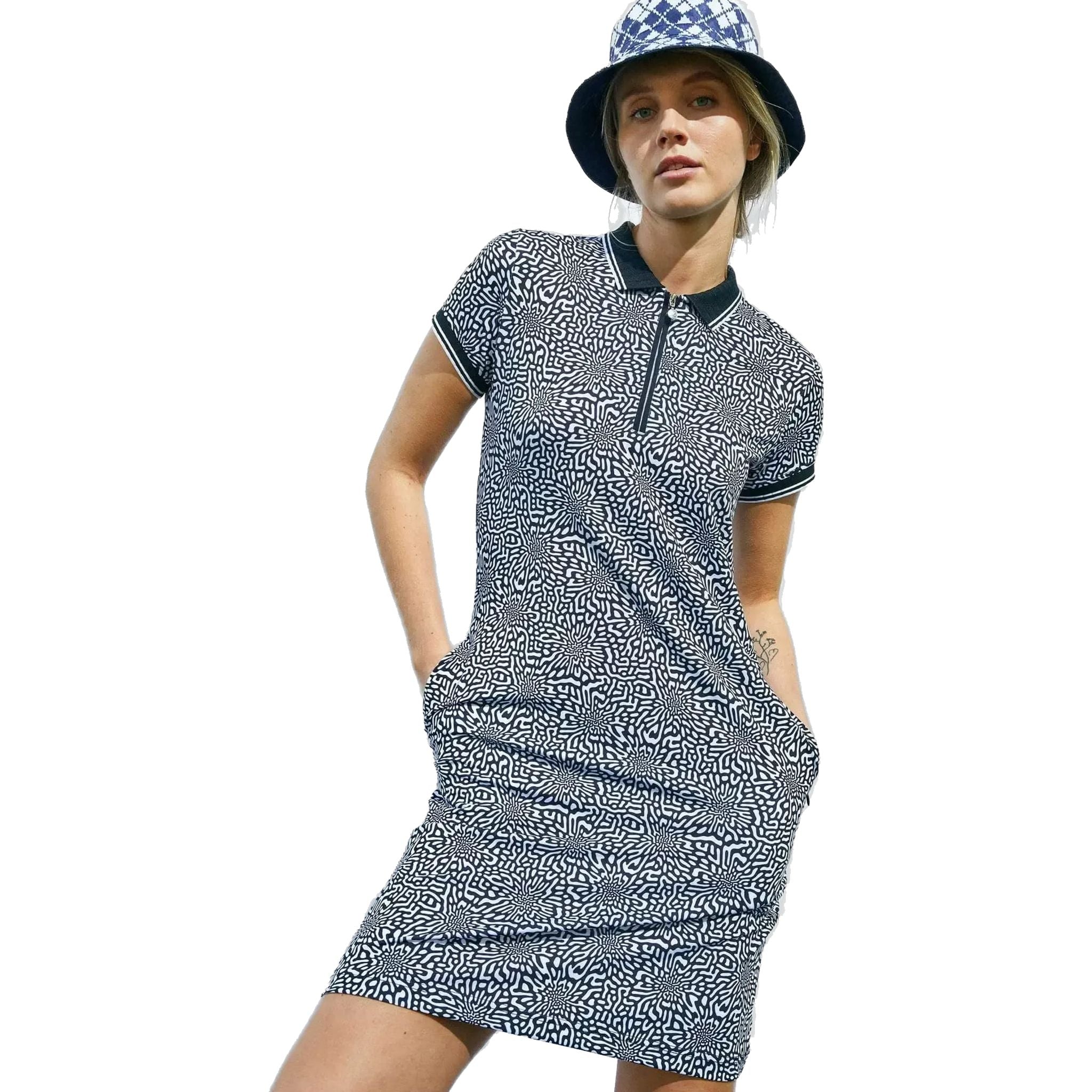Robe de golf à manches courtes Daily Sports Kyoto pour femme