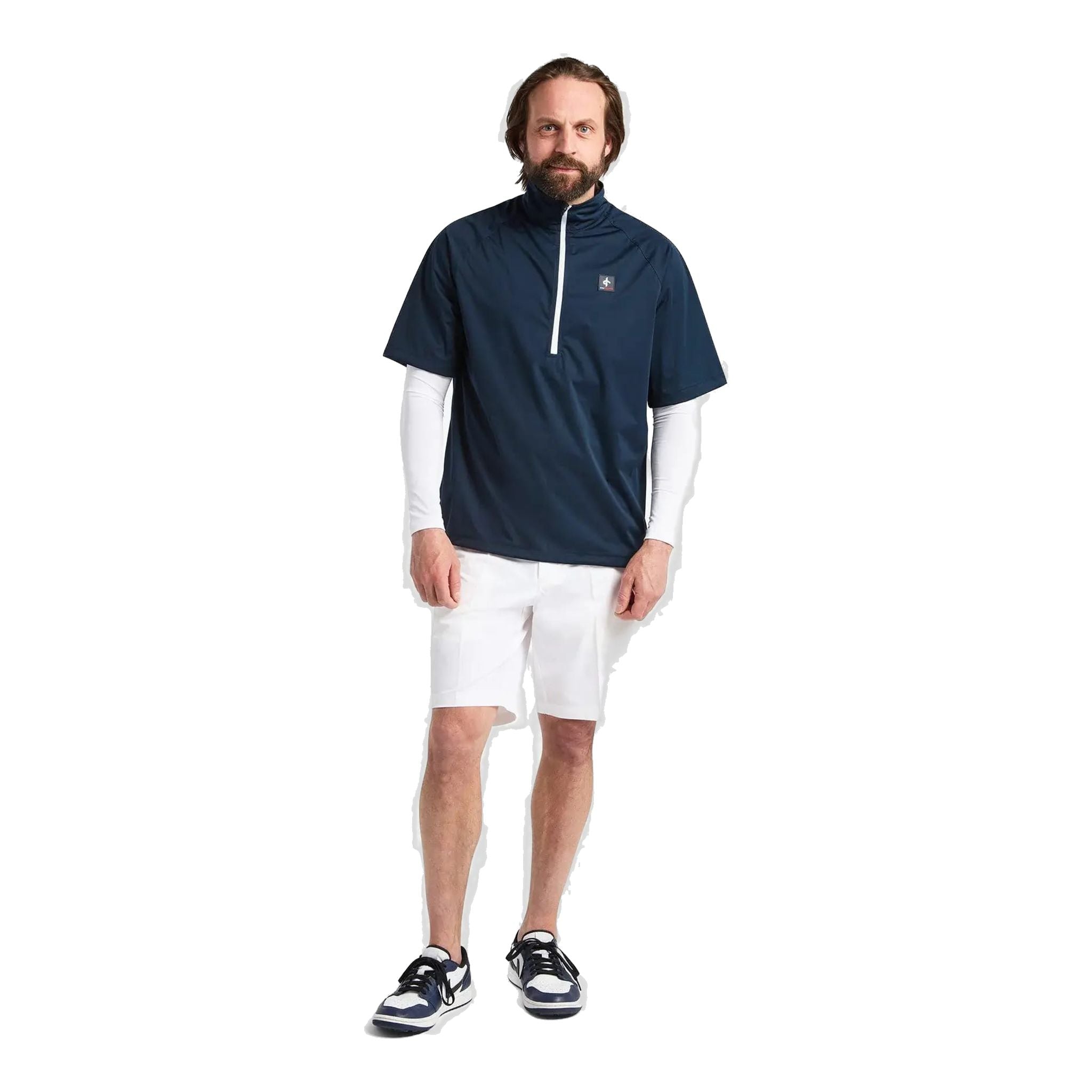 Pull coupe-vent à manches courtes Cross Sportswear pour homme