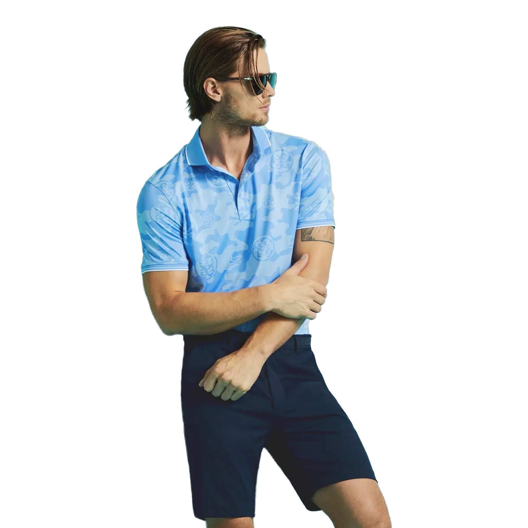 Polo technique camouflage GFORE pour homme