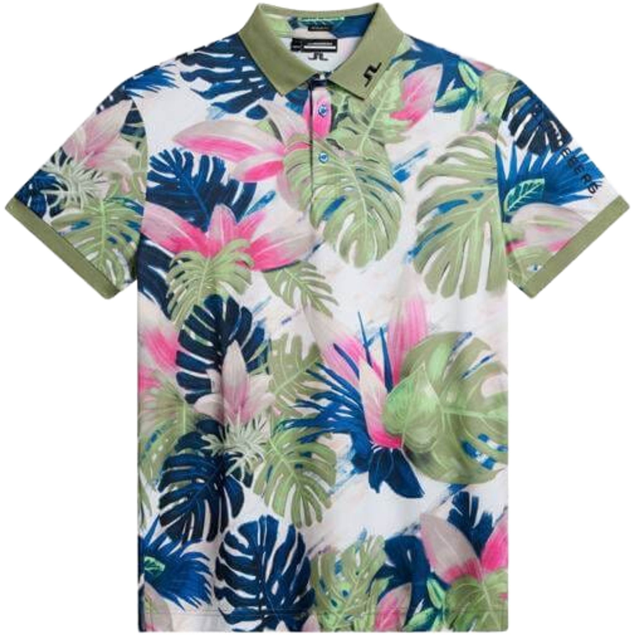 J. Lindeberg Tour Tech Reg Fit Print Polo Herren