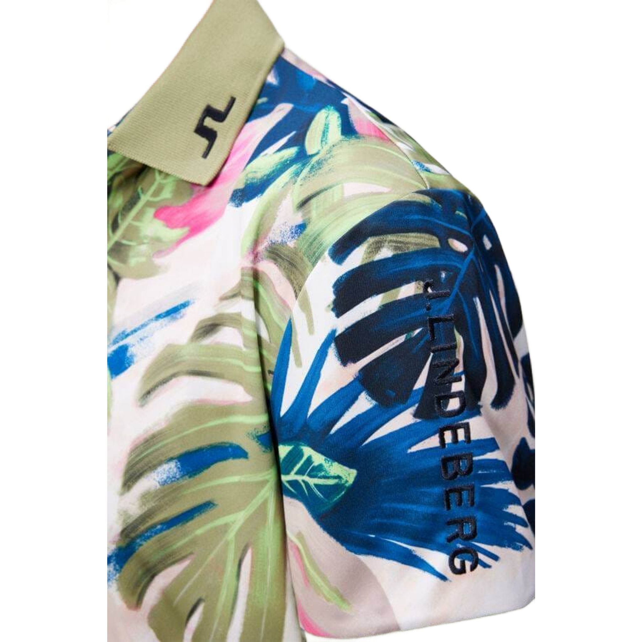 J. Lindeberg Tour Tech Reg Fit Polo imprimé hommes