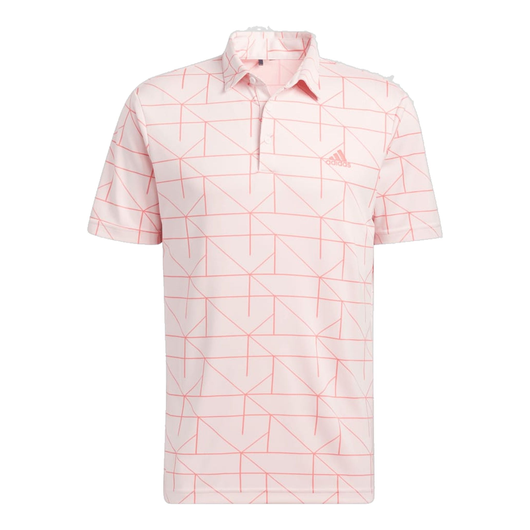 Polo de golf Adidas jacquard homme