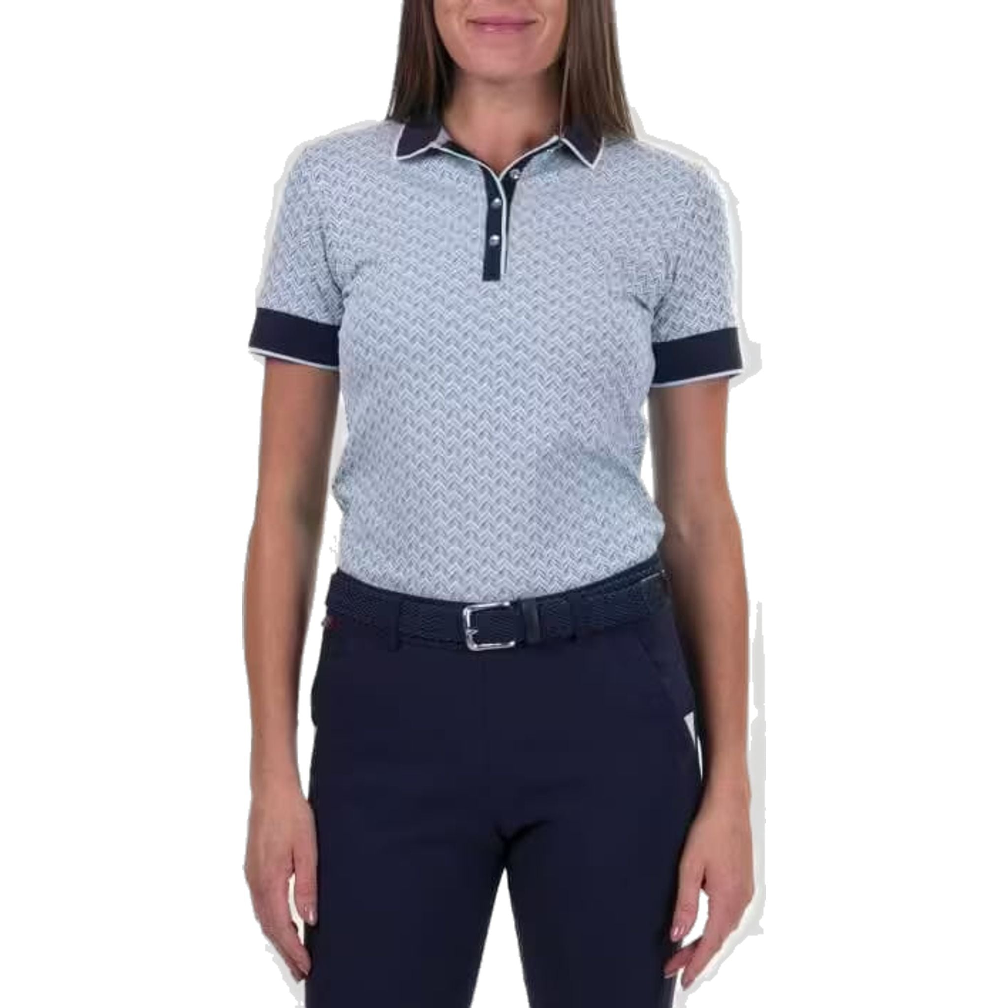 Kjus Ella Structure S/S polo de golf femme
