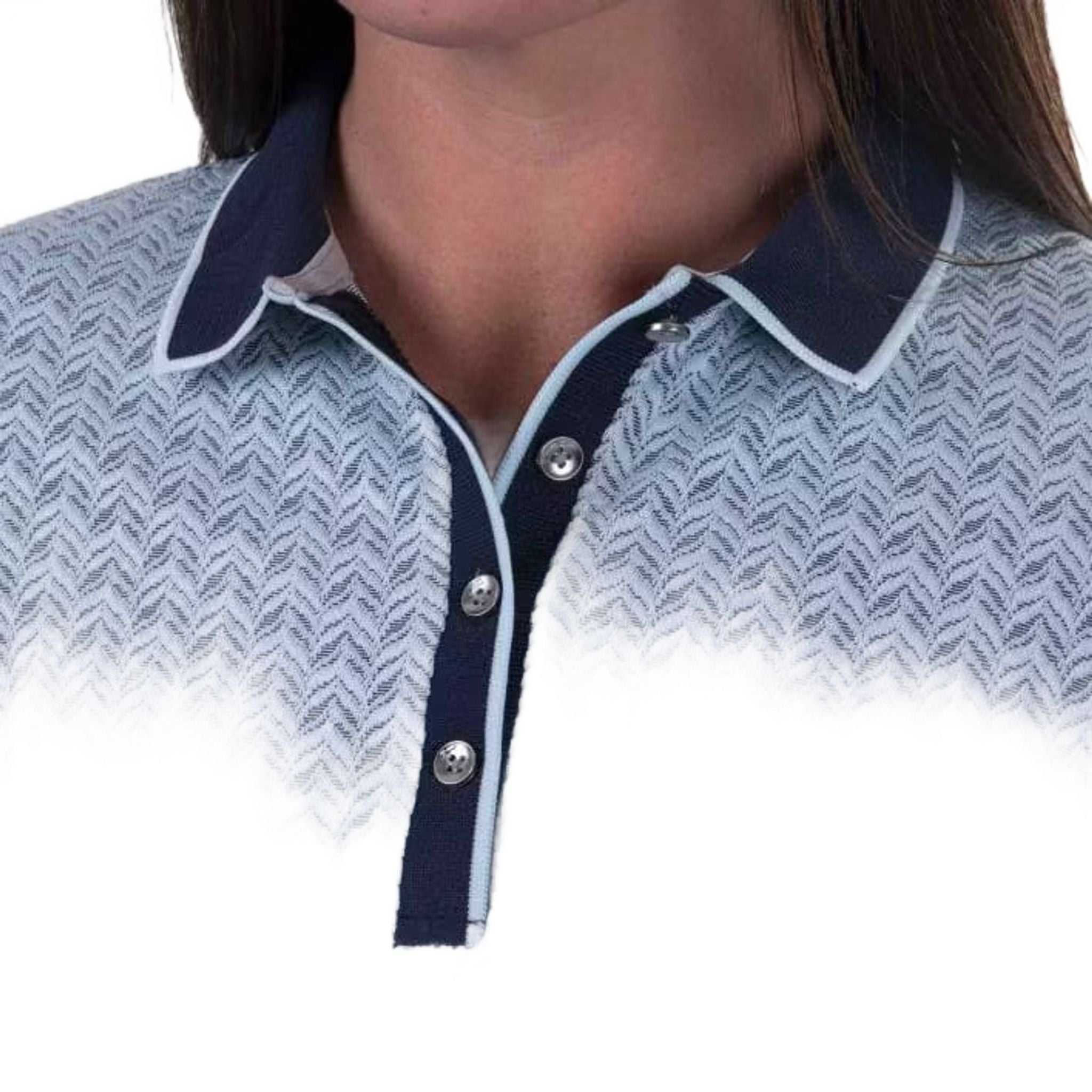 Kjus Ella Structure S/S polo de golf femme