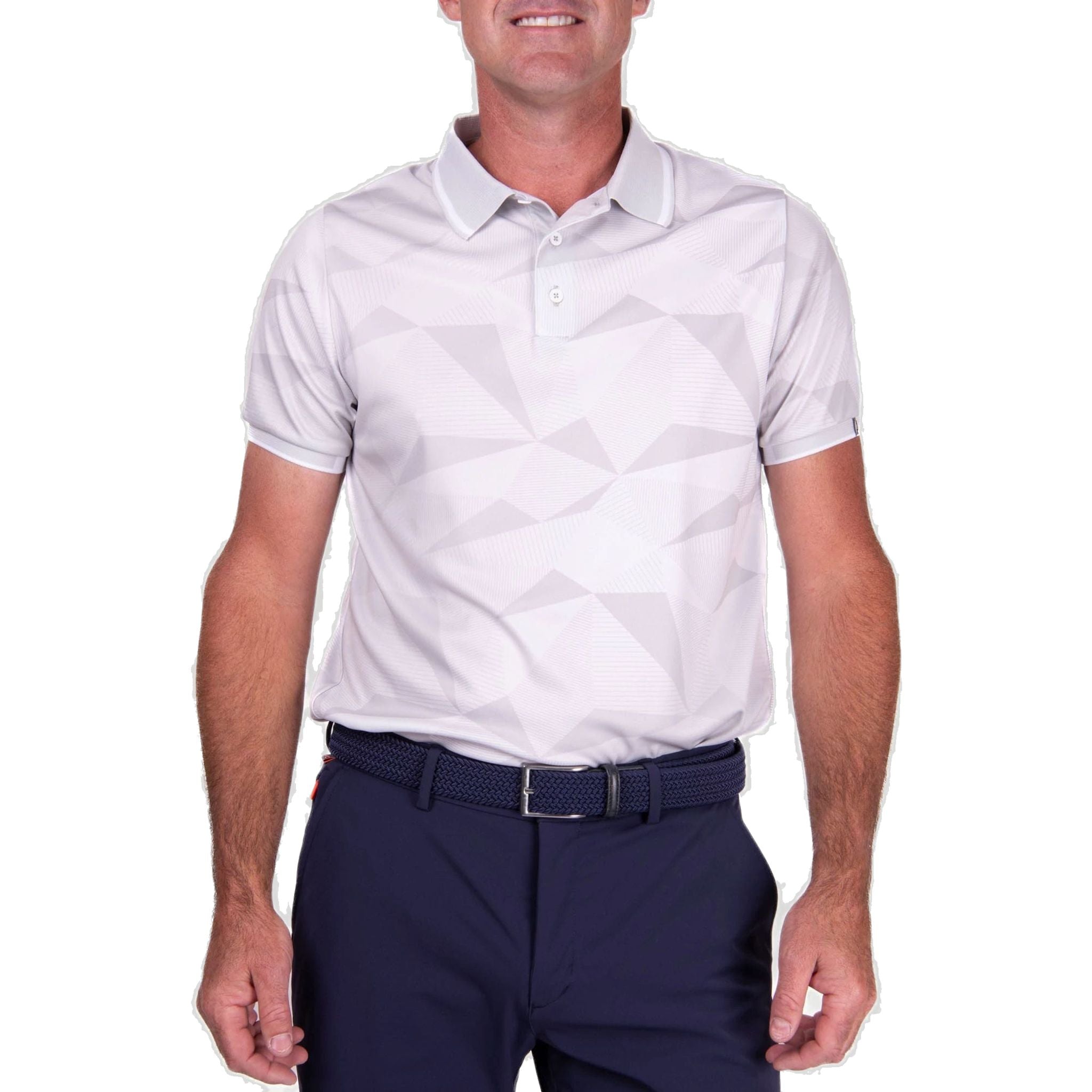 Polo de golf Kjus Spot imprimé S/S pour hommes