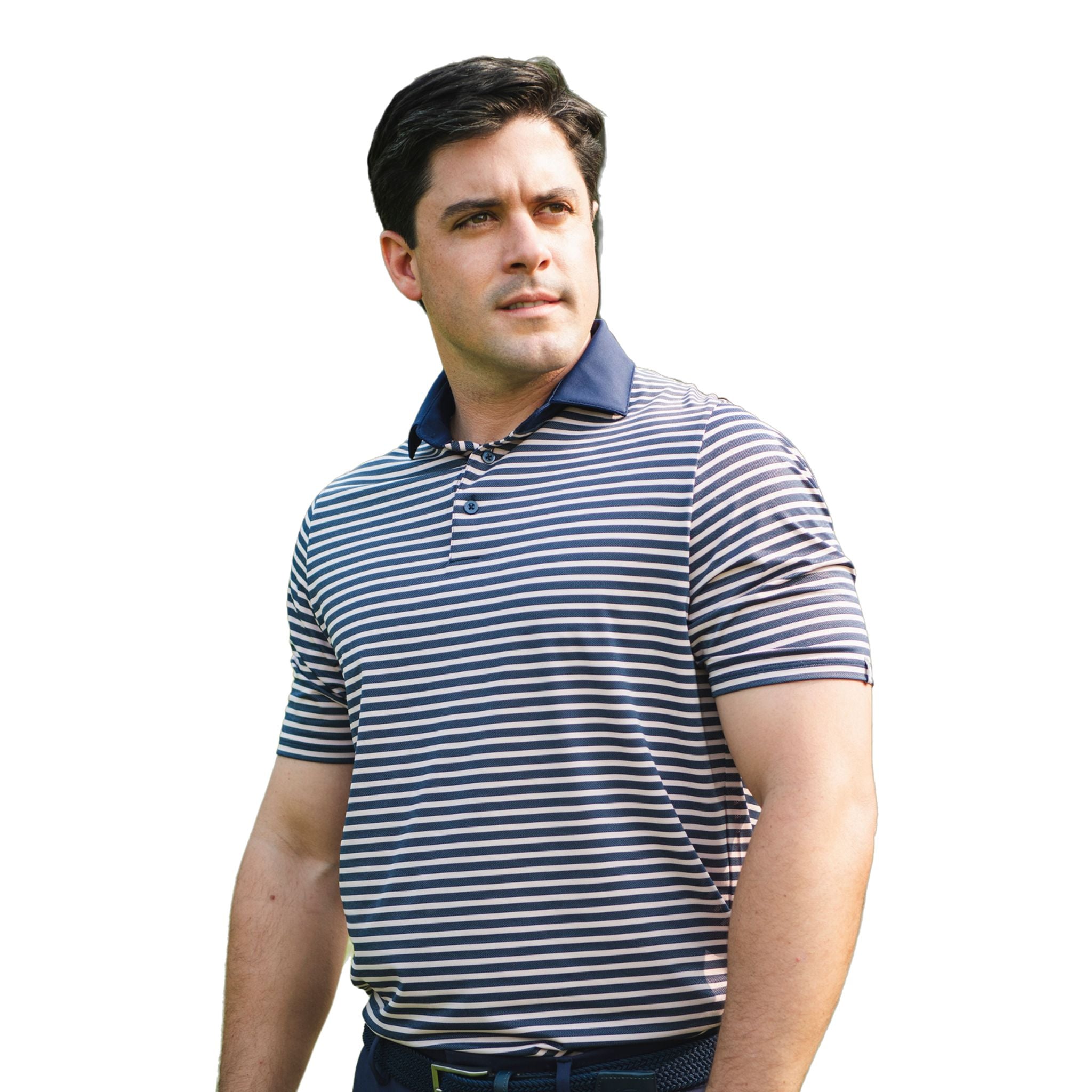 Kjus Luis Multi Stripe S/S polo de golf hommes