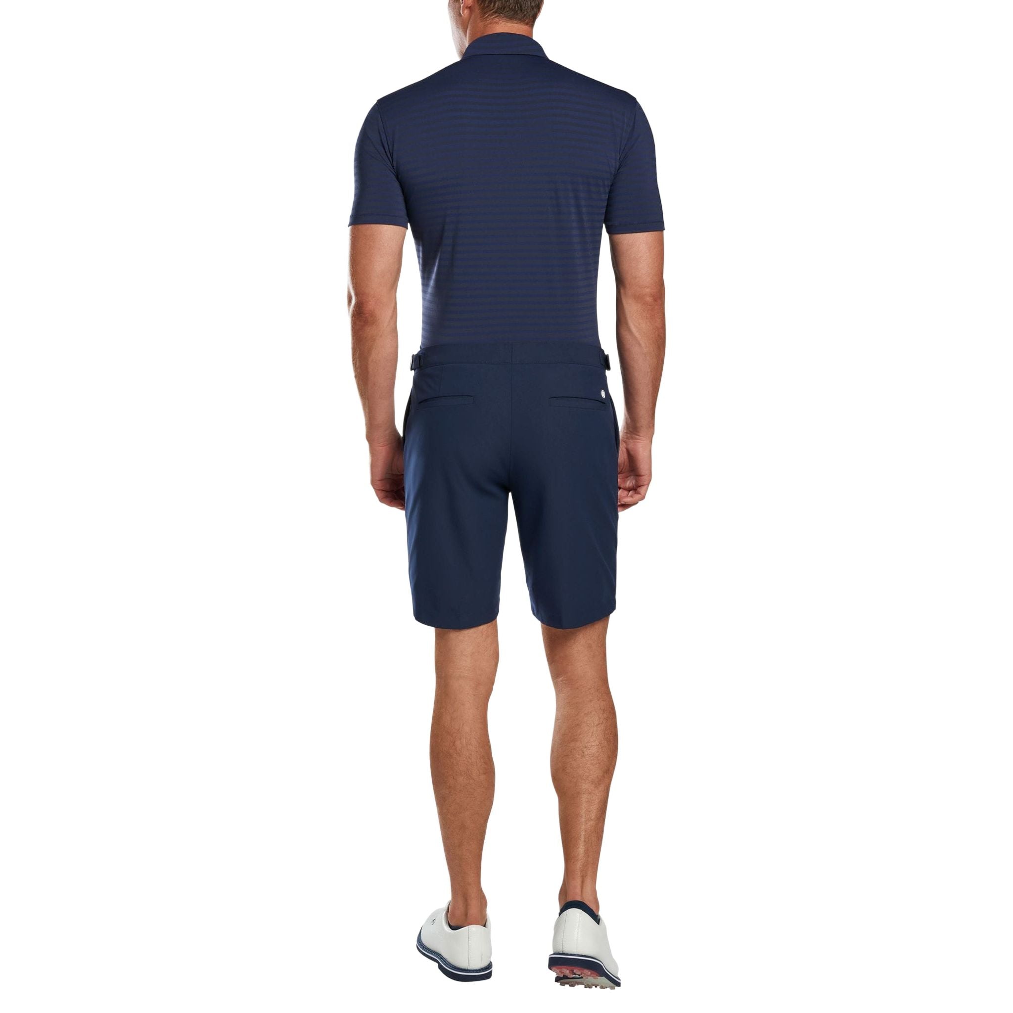 GFORE Perforated Stripe Golfpolo Herren