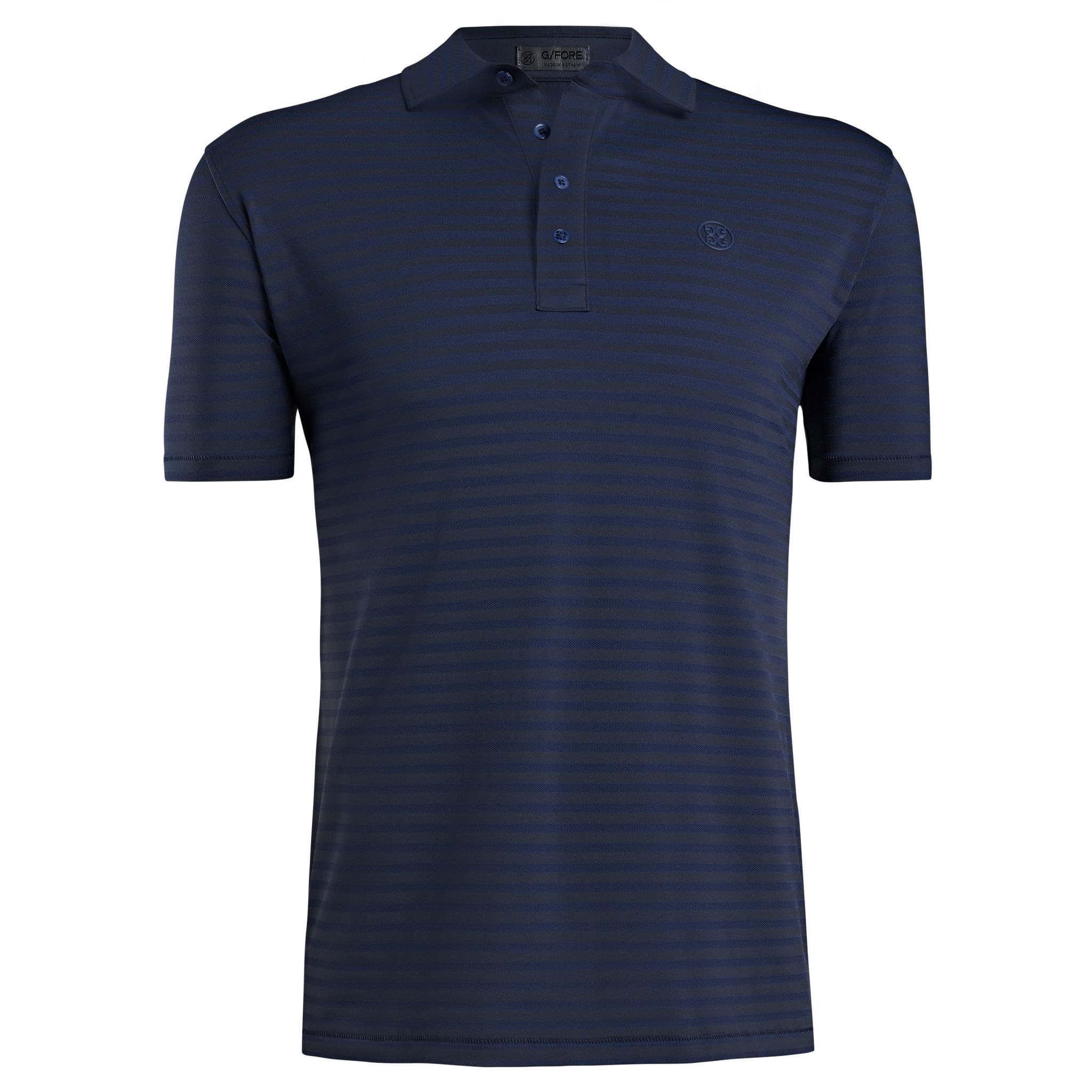 GFORE Perforated Stripe Golfpolo Herren