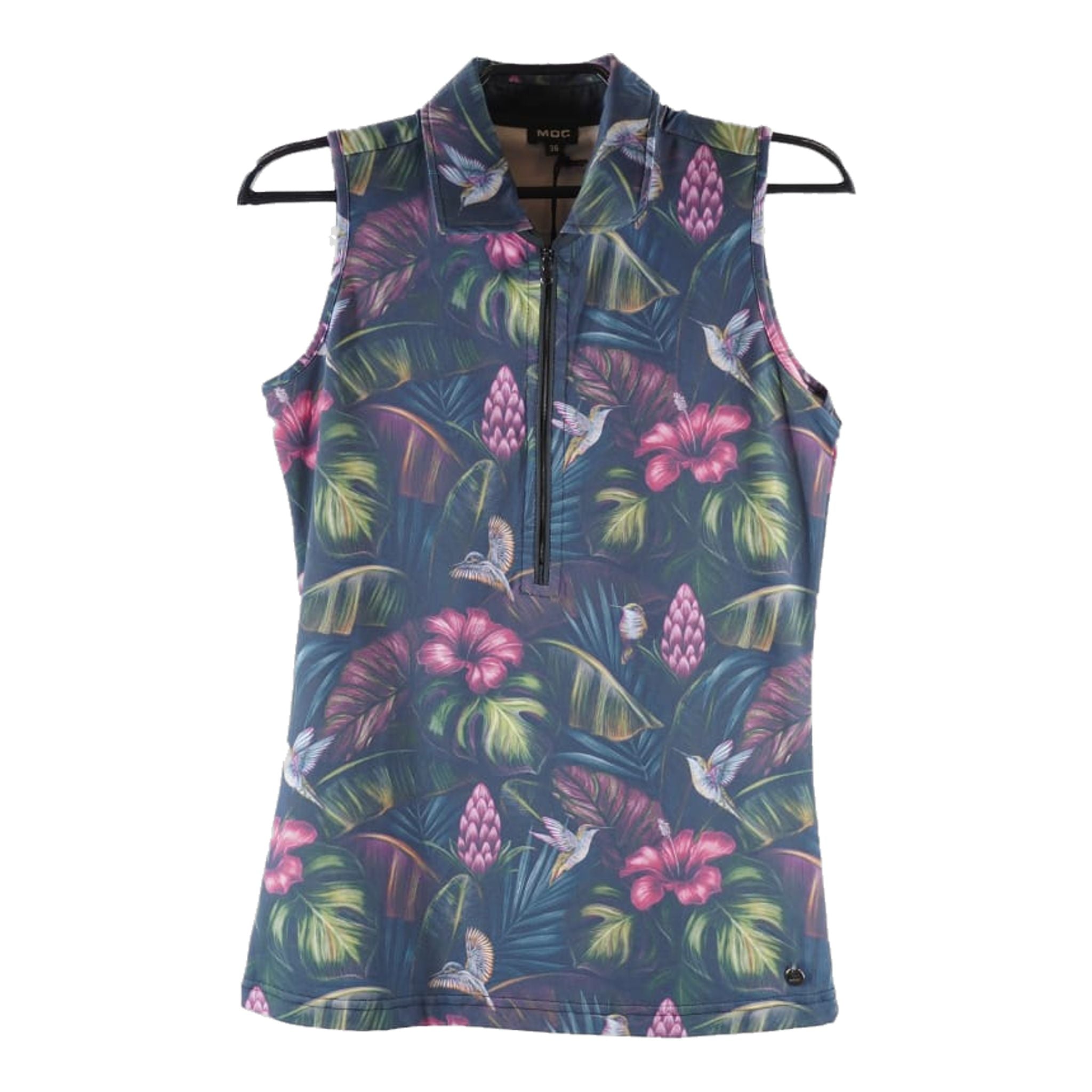 Polo de golf sans manches MDC Sportswear pour femmes