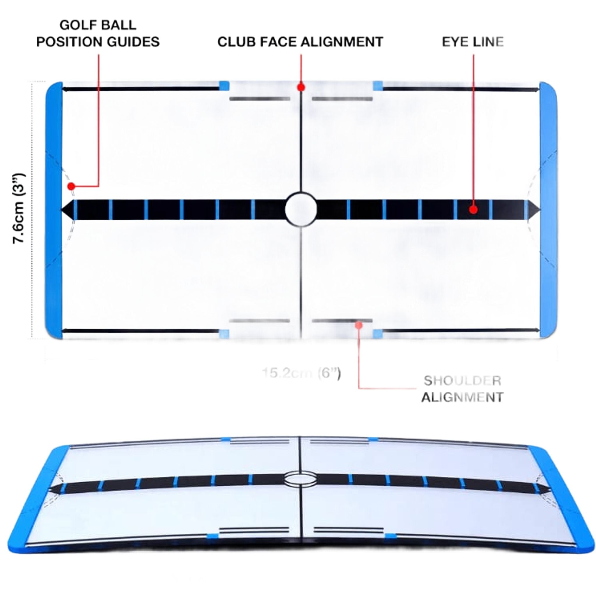Moi et mon miroir de putting Mini-MAX Golf