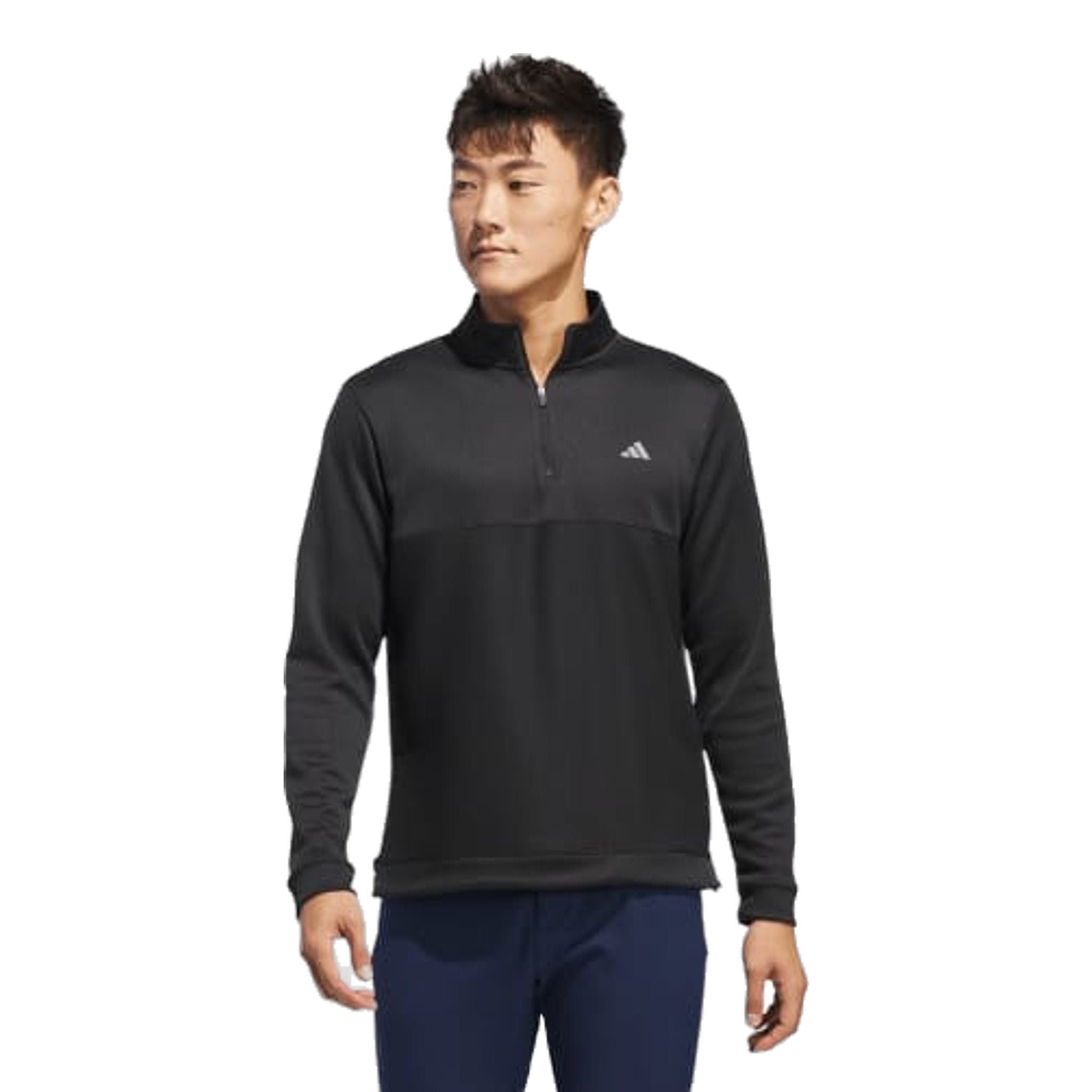 Pull Adidas Ultimate365 texturé à fermeture éclair 1/4 pour homme