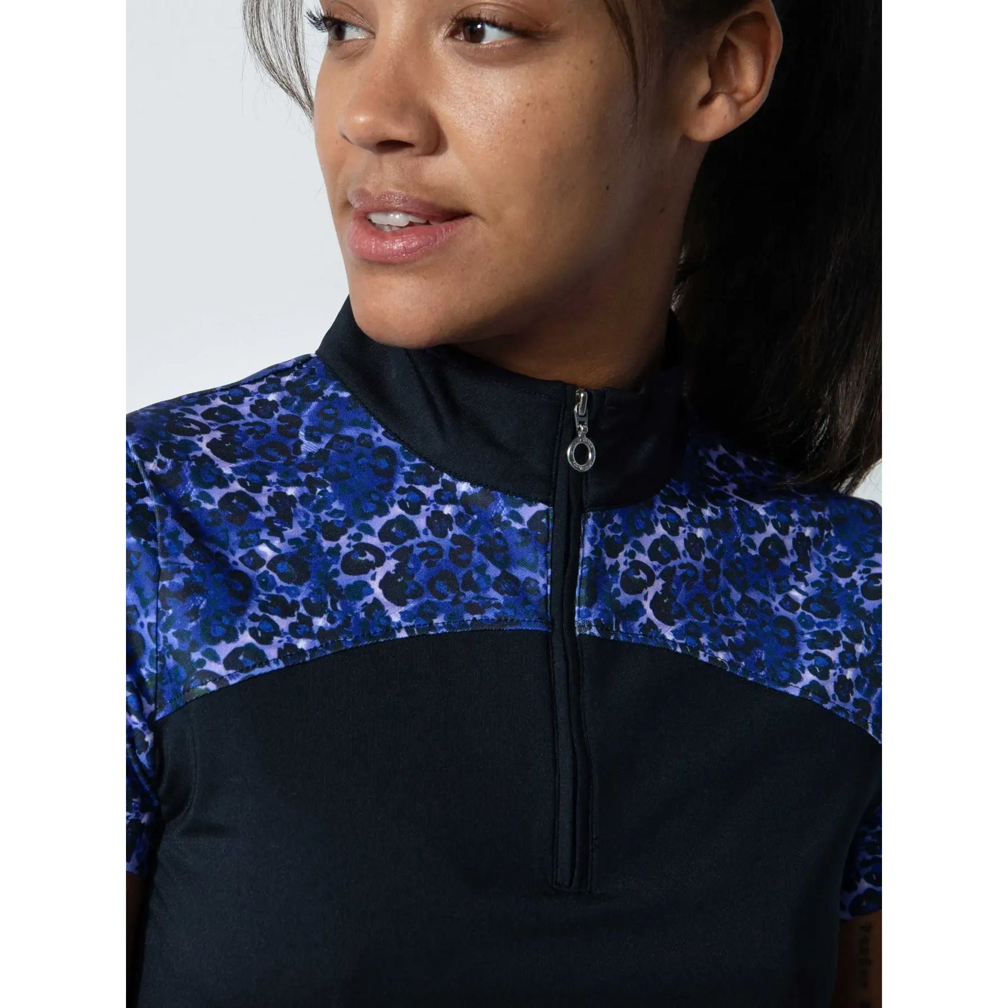 T-shirt à manches courtes et col montant Daily Sports Andria pour femme