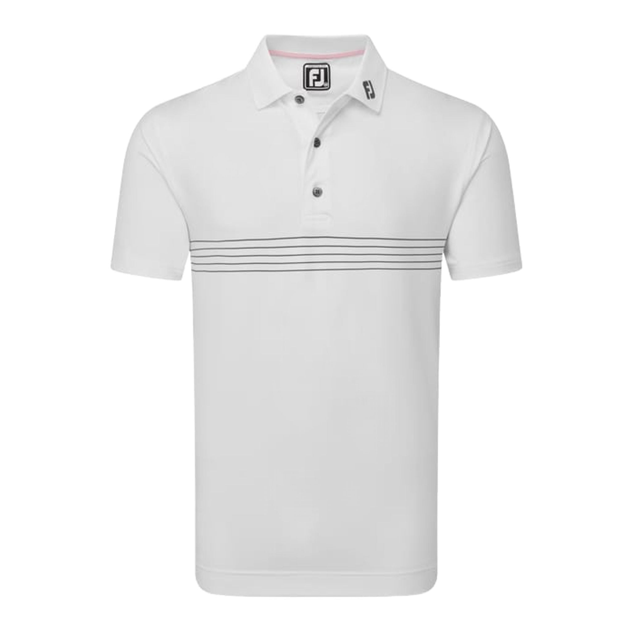 Polo Footjoy Engineered Lisle à fines rayures pour homme
