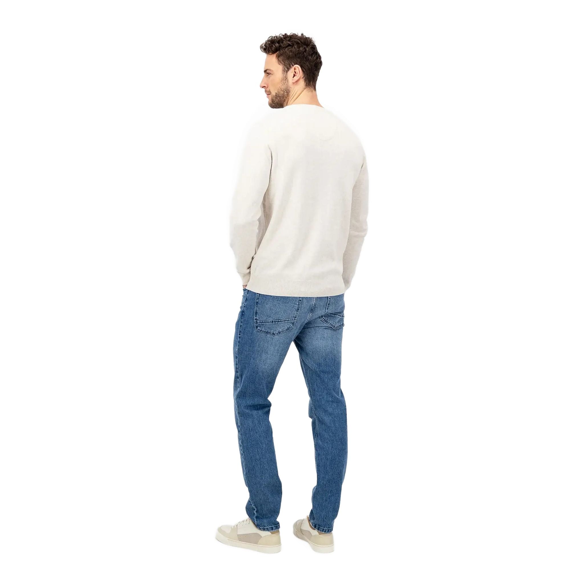 Pull-over à col en V Fynch Hatton pour hommes