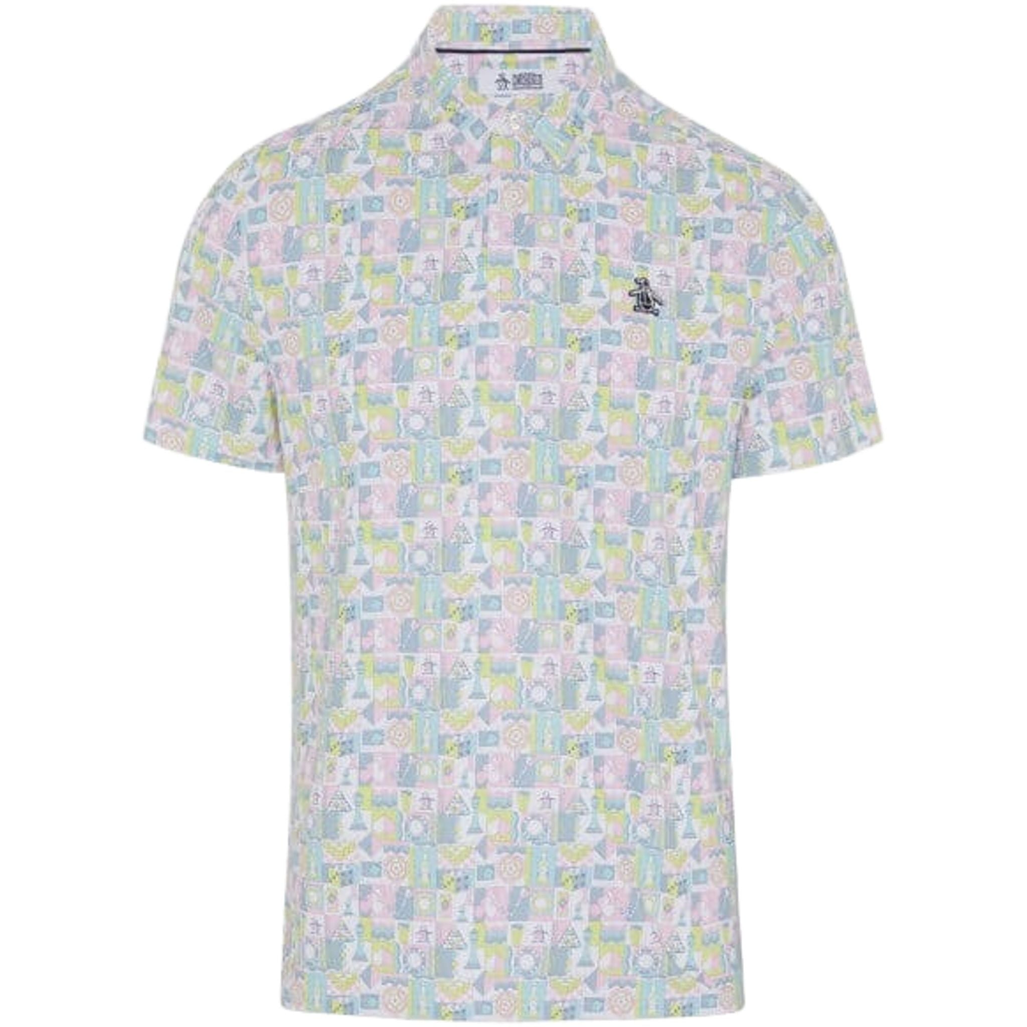 Polo homme à motif quadrillé du jeu Original Penguin Pete