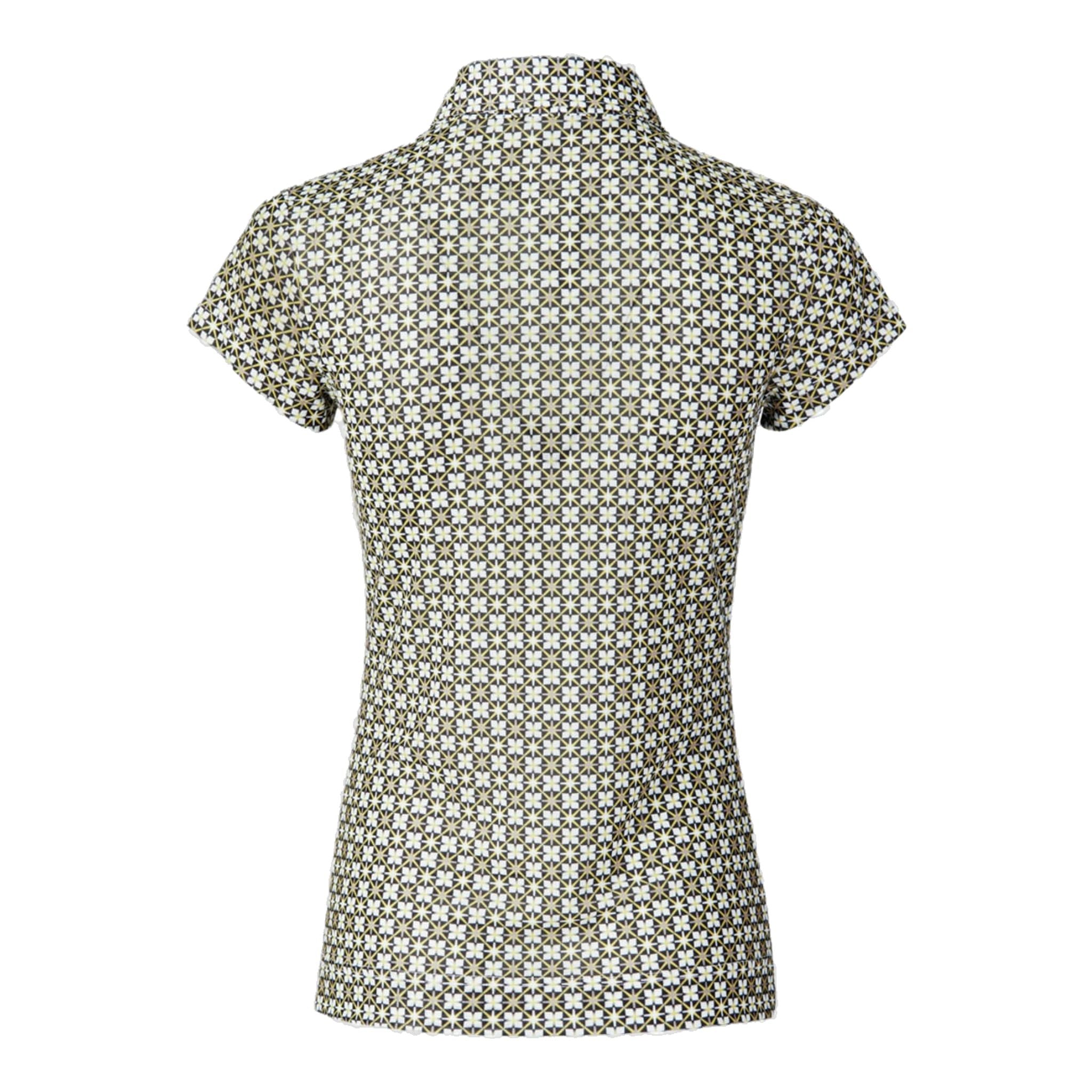 Polo Daily Sports Daily Oron Mesh Pattern Jaune Femme