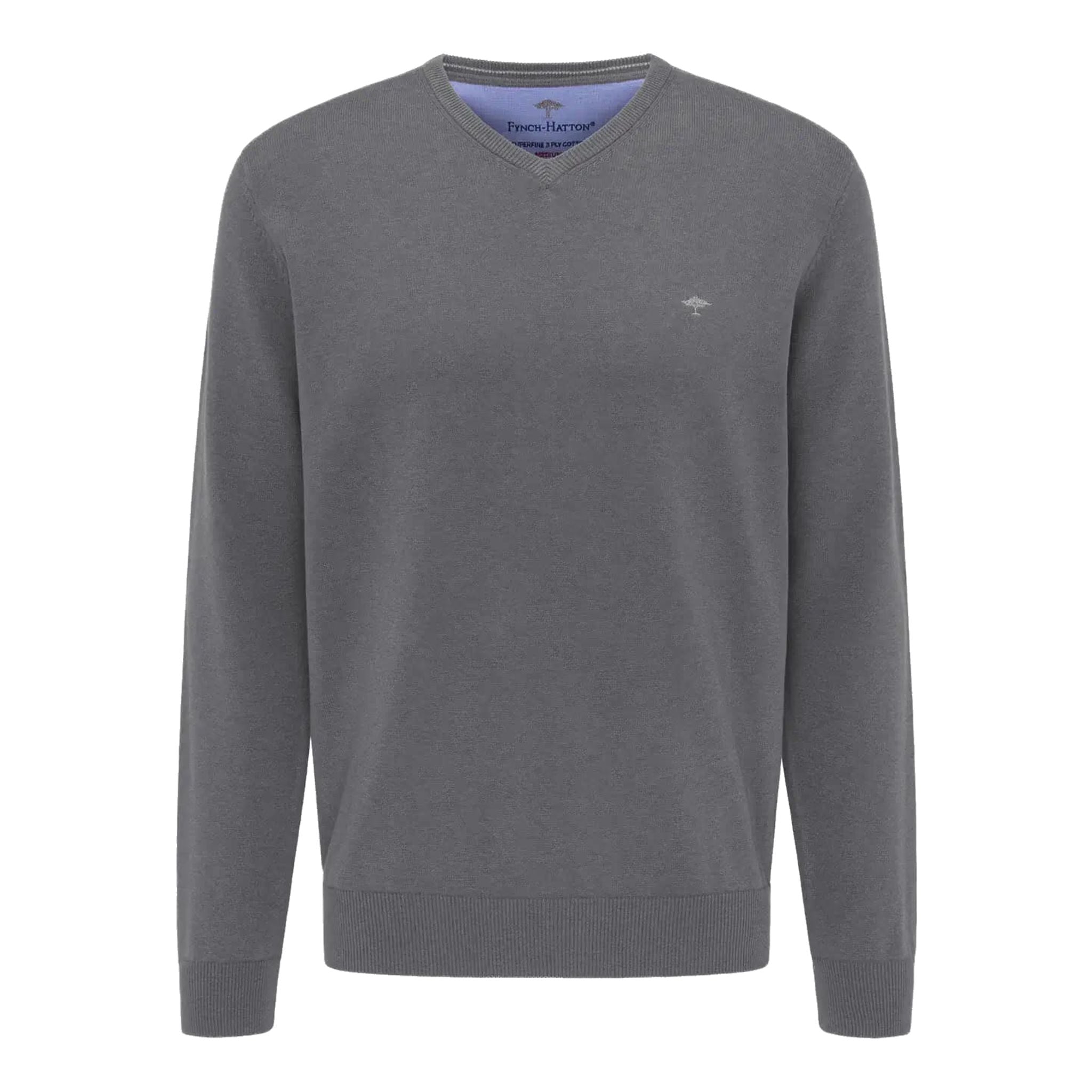 Pull-over à col en V Fynch Hatton pour hommes