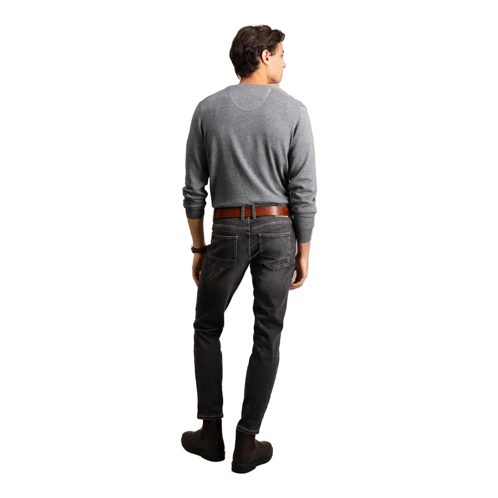 Pull-over à col en V Fynch Hatton pour hommes