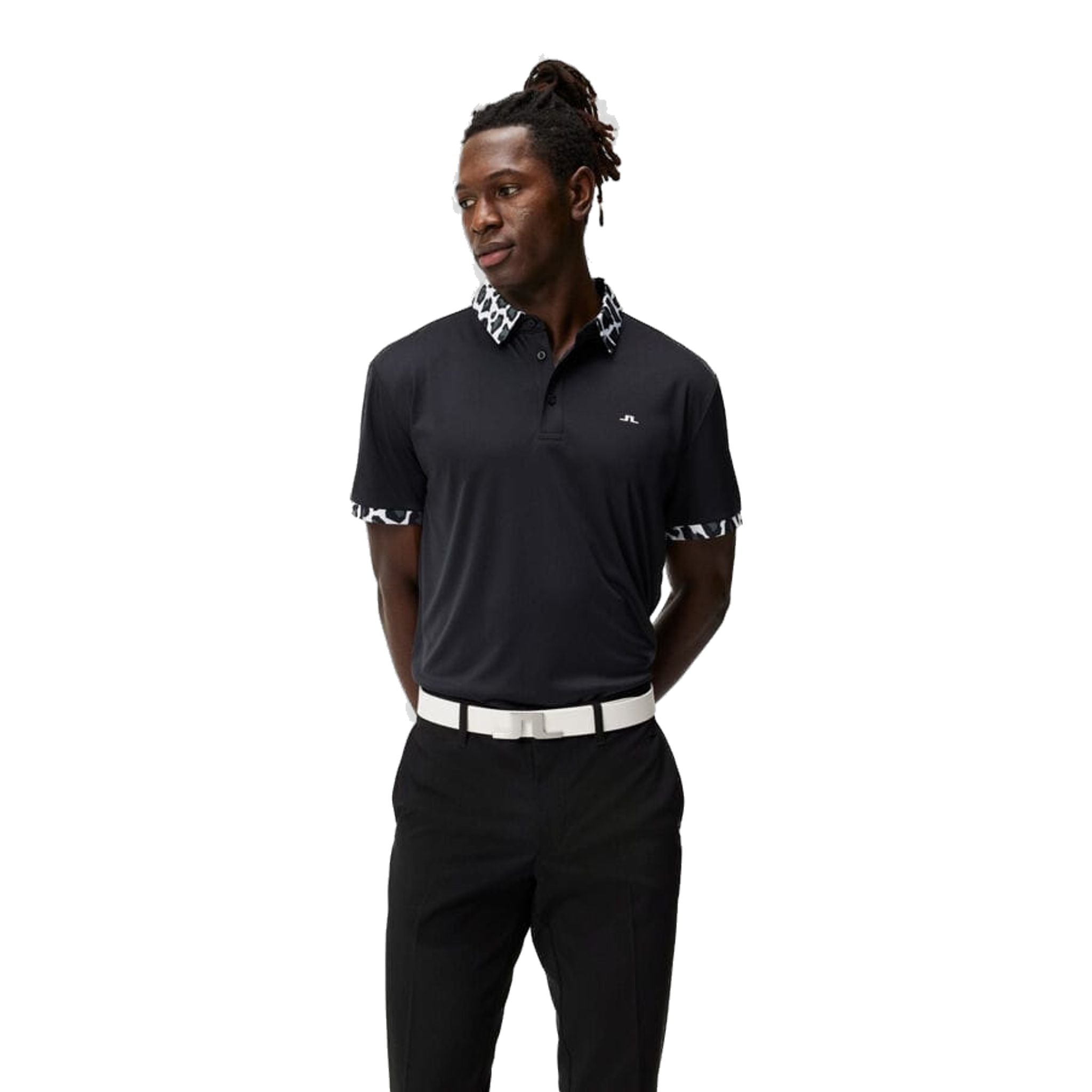 Polo homme J. Lindeberg M Chapin Regular noir