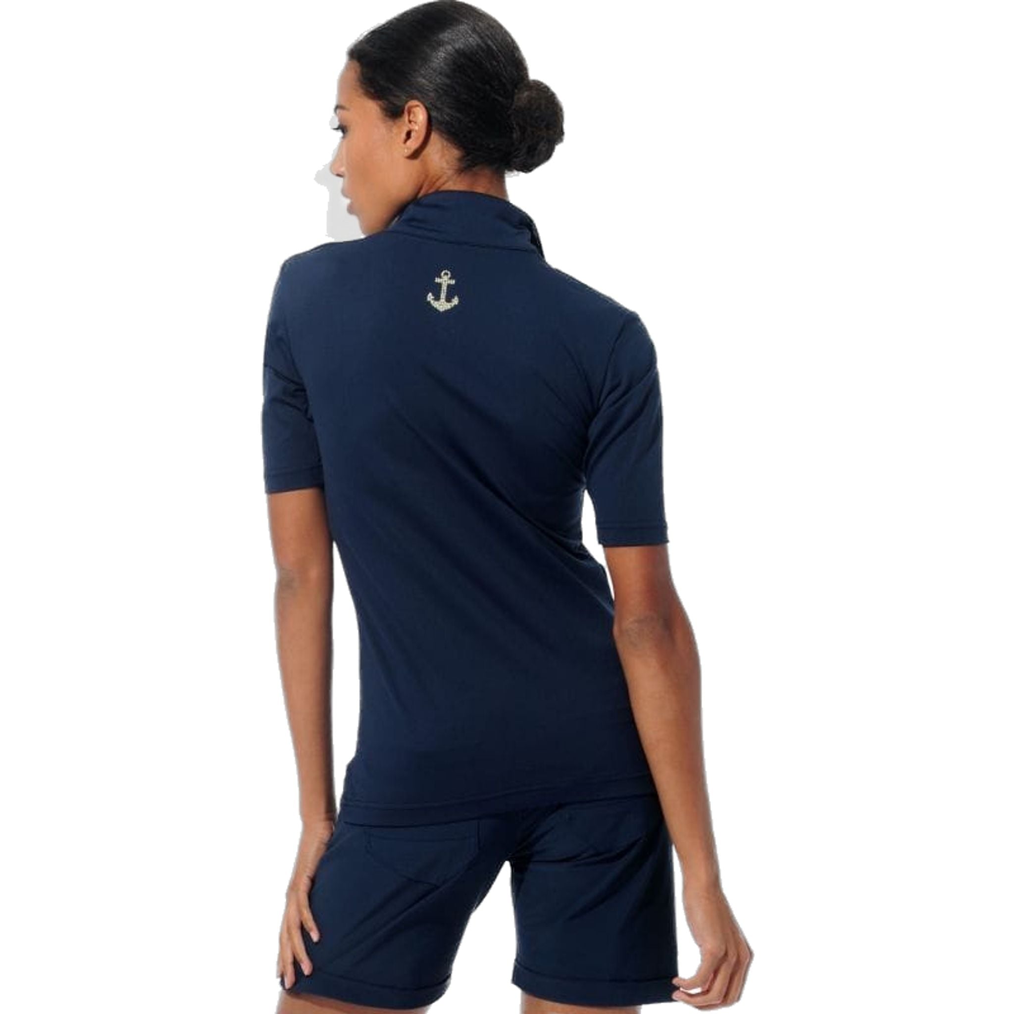 Polo MDC Sportswear W SL Merlyn bleu marine pour femme