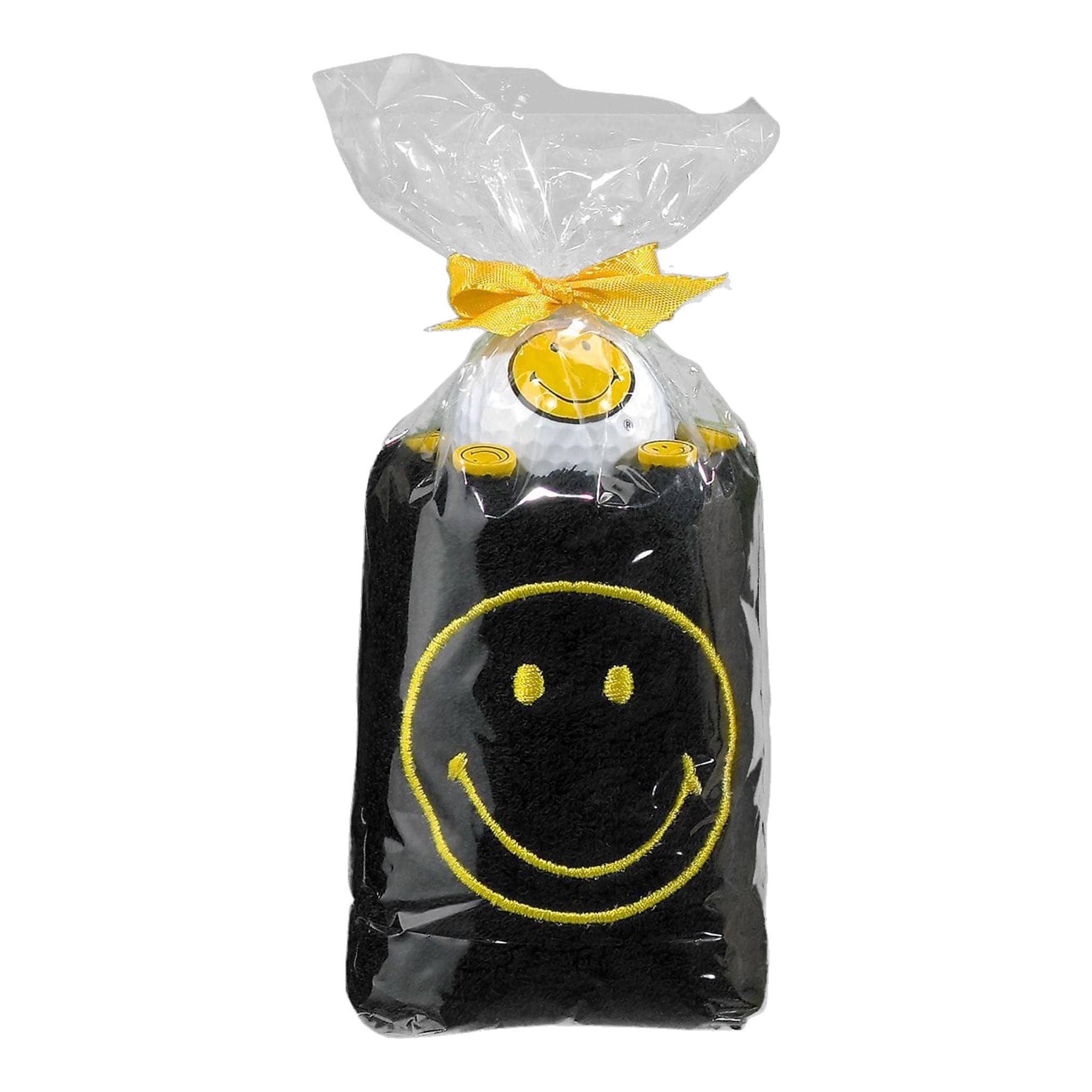 Tapis de golf Sportiques en rouleau Smiley noir (balles, fourche et marque-balles)