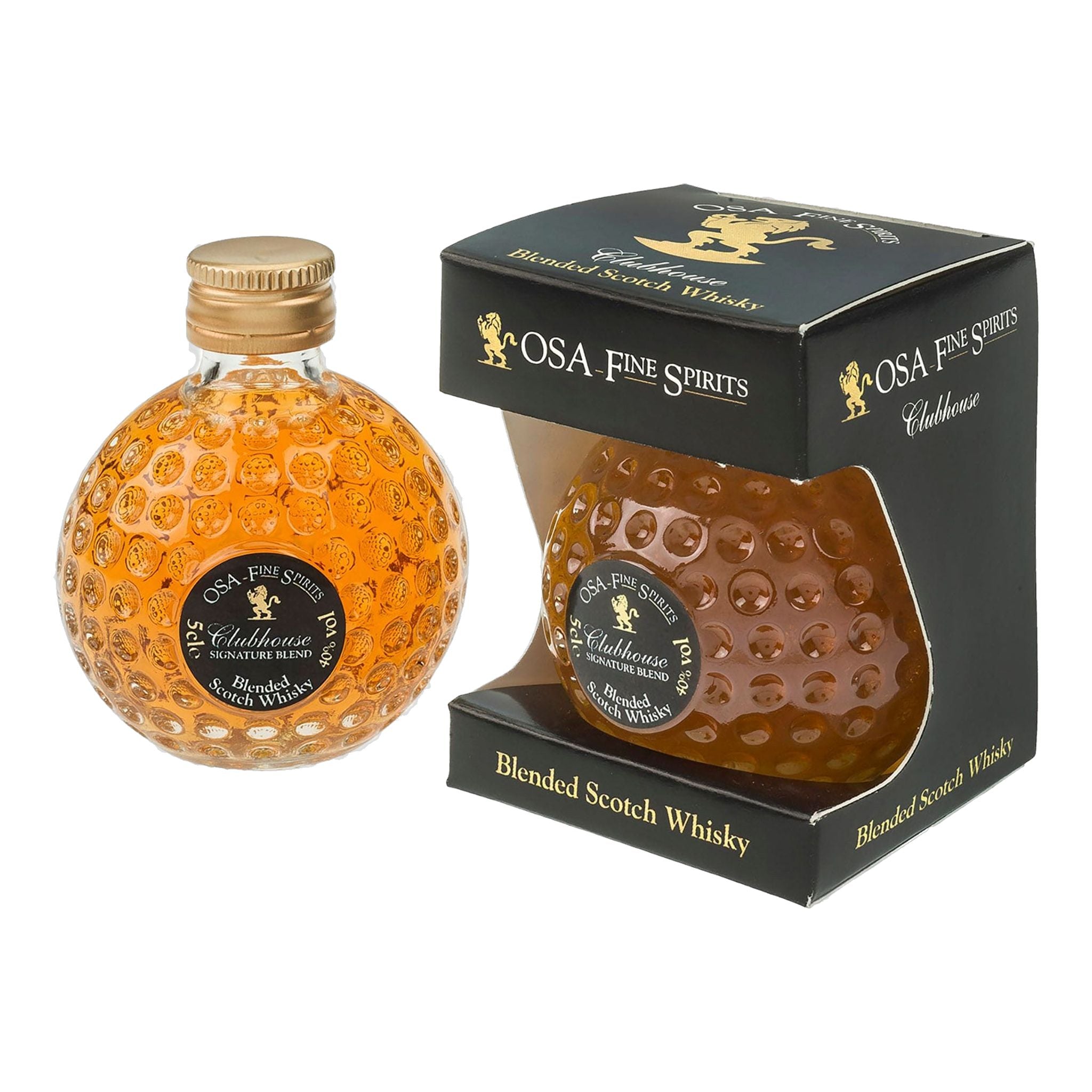 Sportiques Golf Gifts Scotch Whisky Miniature 40% vol. (0,05L)