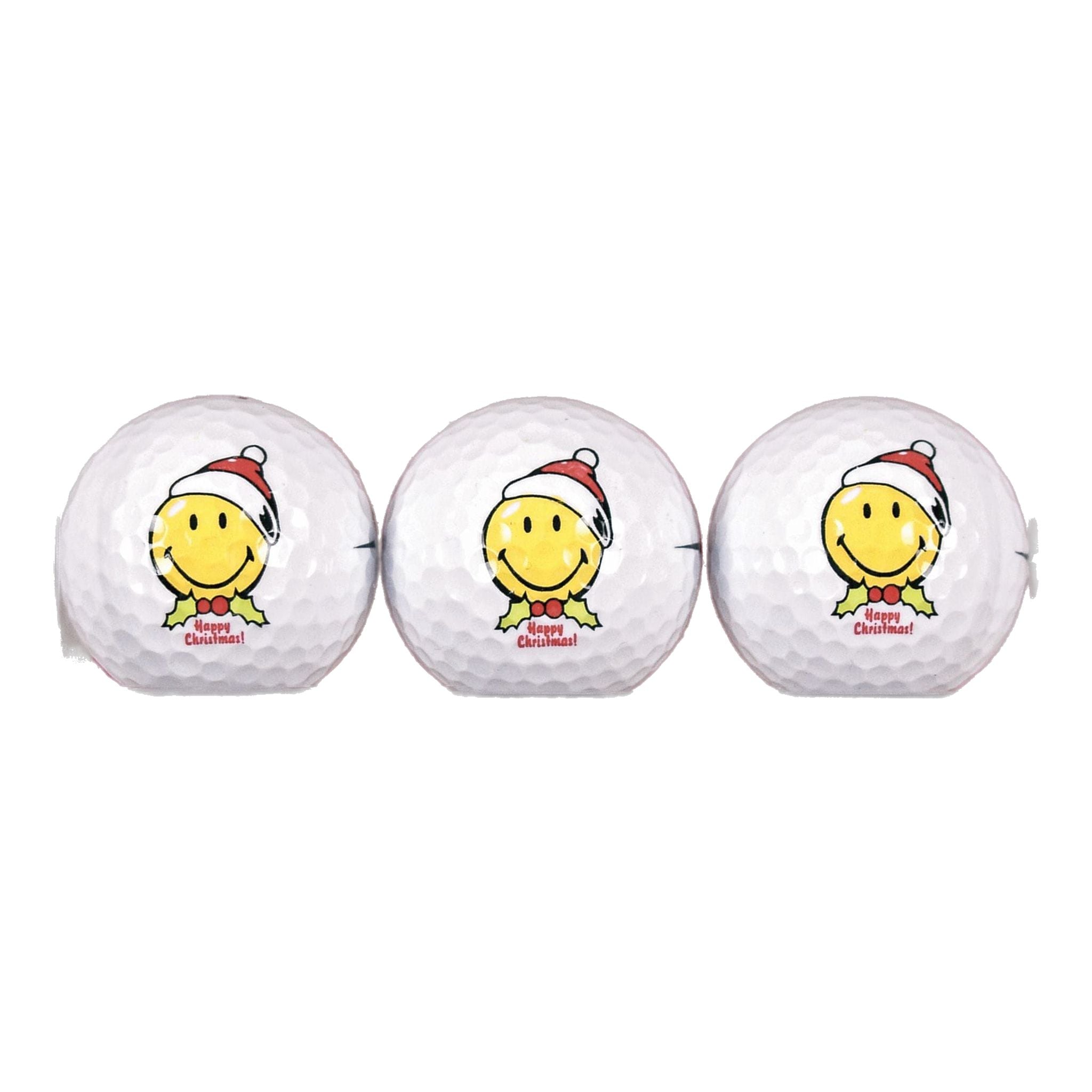 Cadeaux de golf Sportiques Smiley Noël (3 balles)