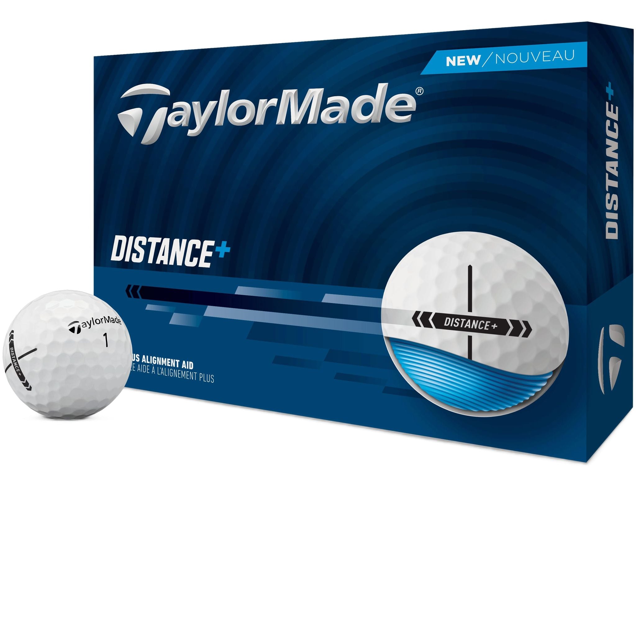 Balles de golf TaylorMade Distance+ pour hommes