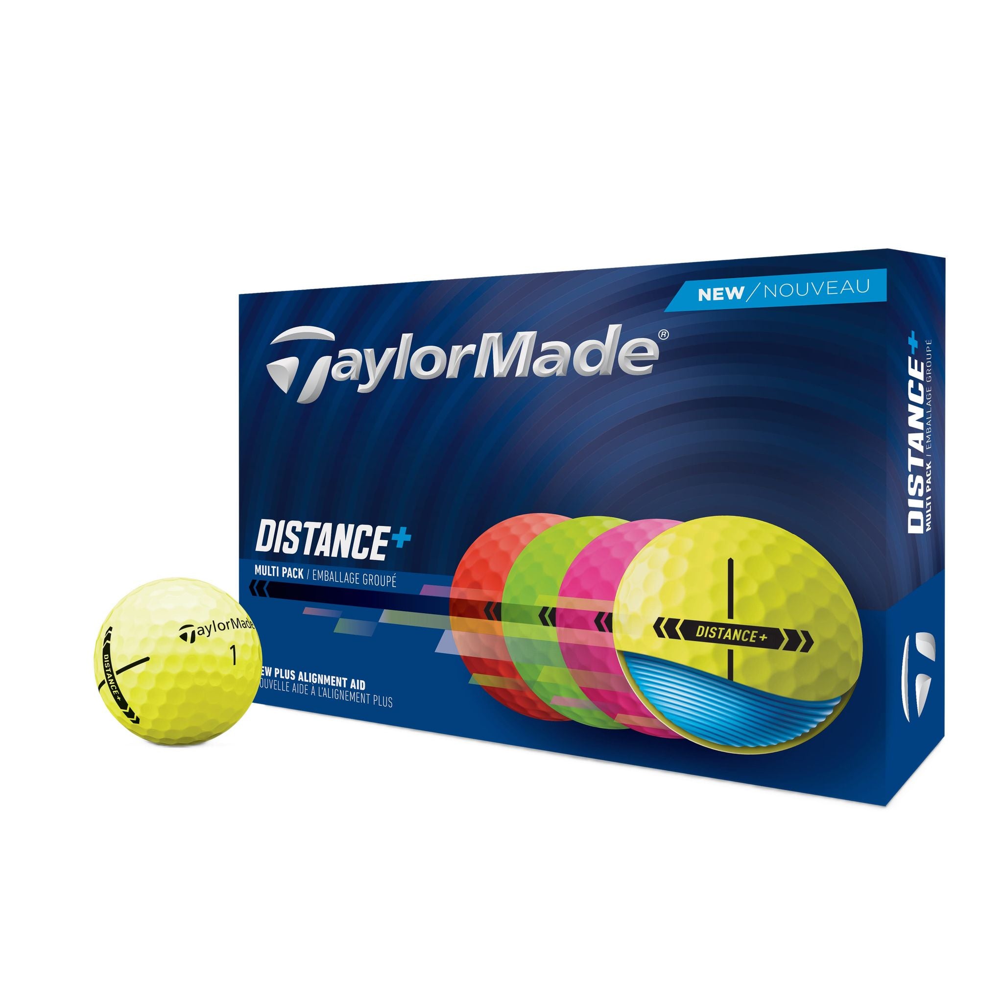 Balles de golf TaylorMade Distance+ pour hommes