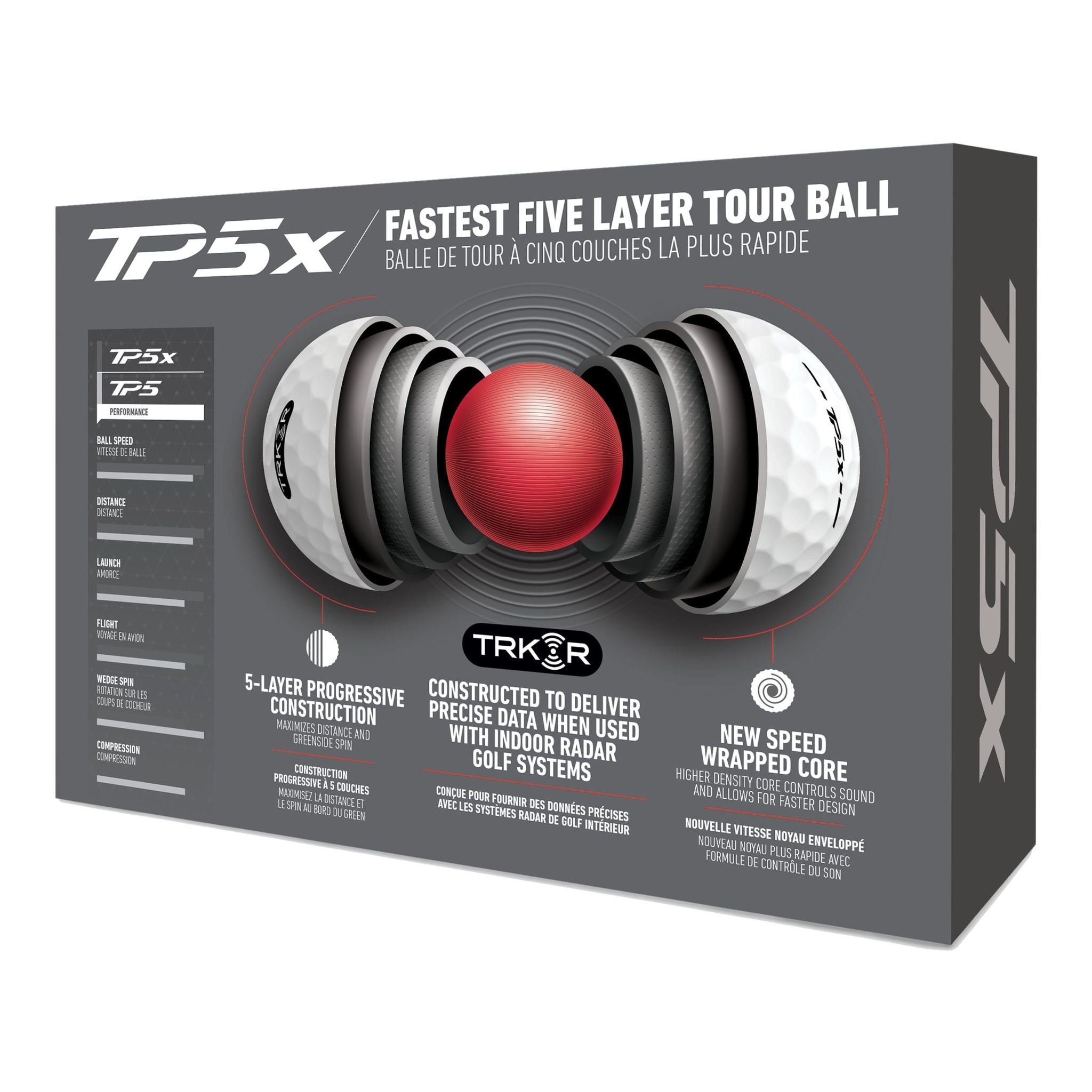 Balles de golf TaylorMade TP5x TRK-R