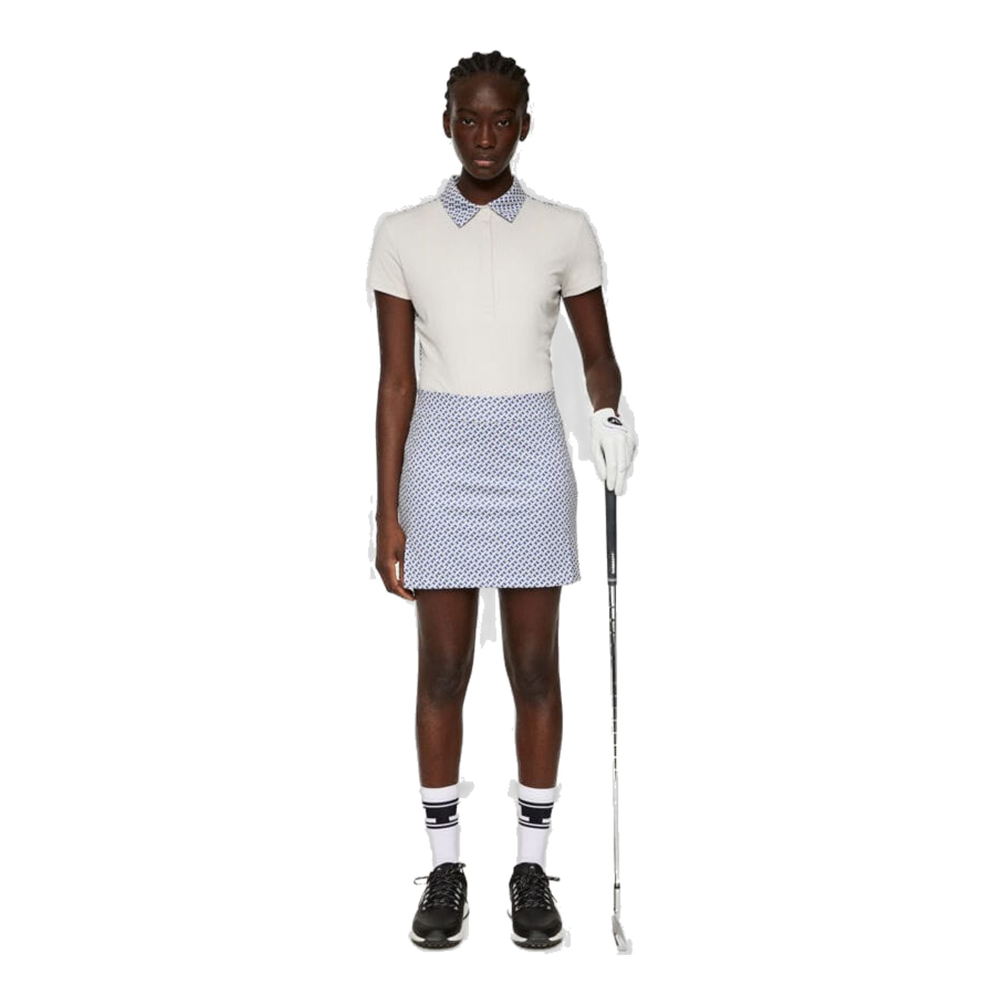 Jupe imprimée mi-longue Amelie de J. Lindeberg pour femme