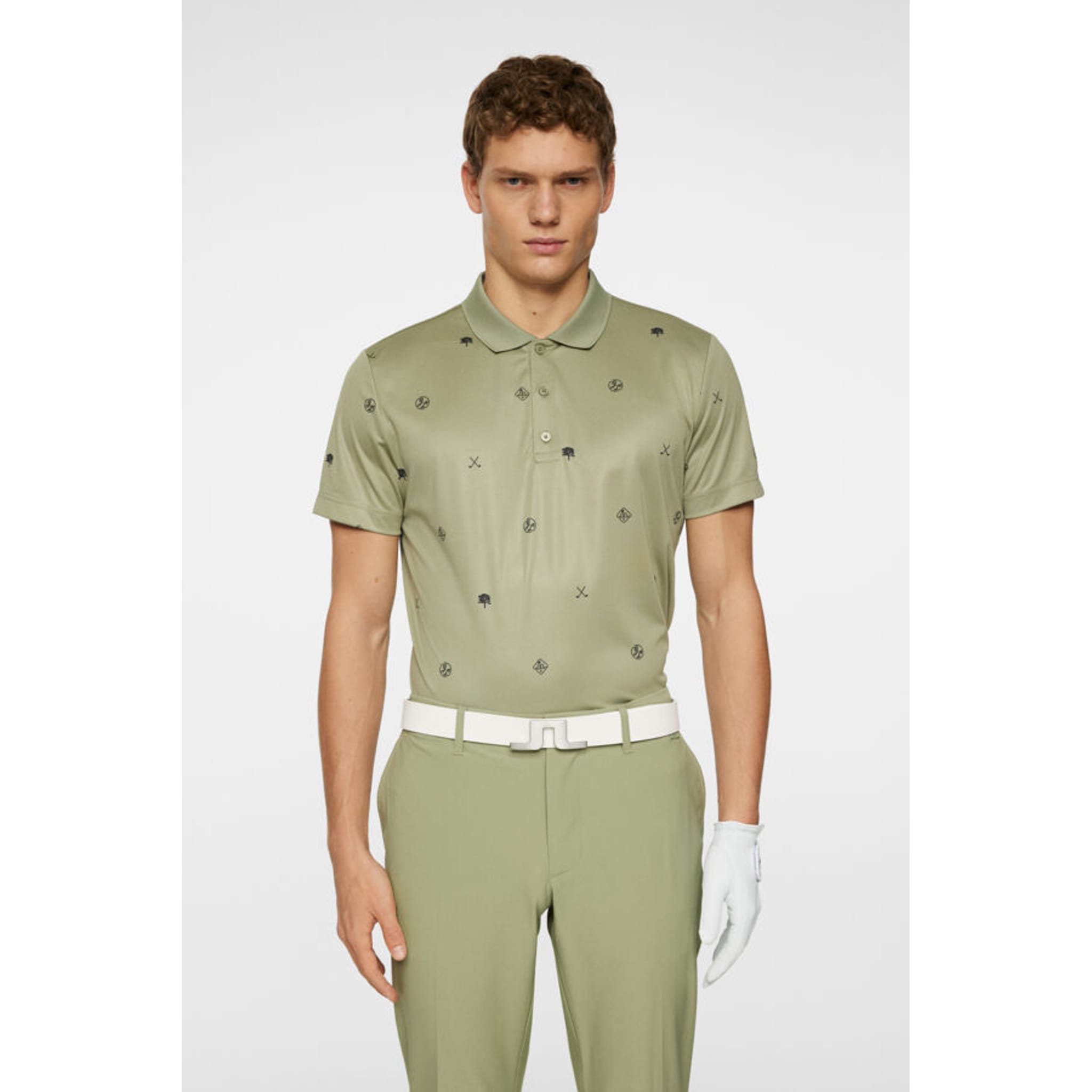 J. Lindeberg Club House Motif Polo Herren