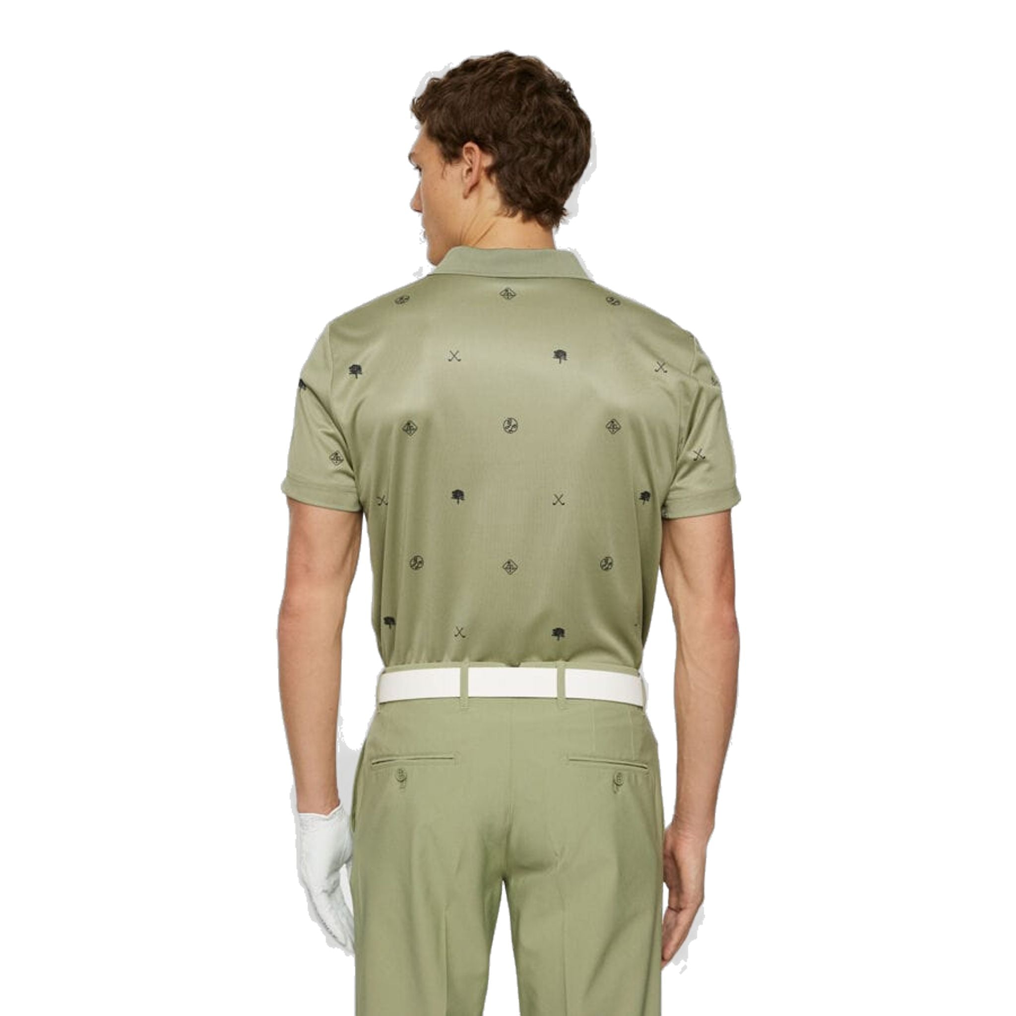 J. Lindeberg Club House Motif Polo Herren