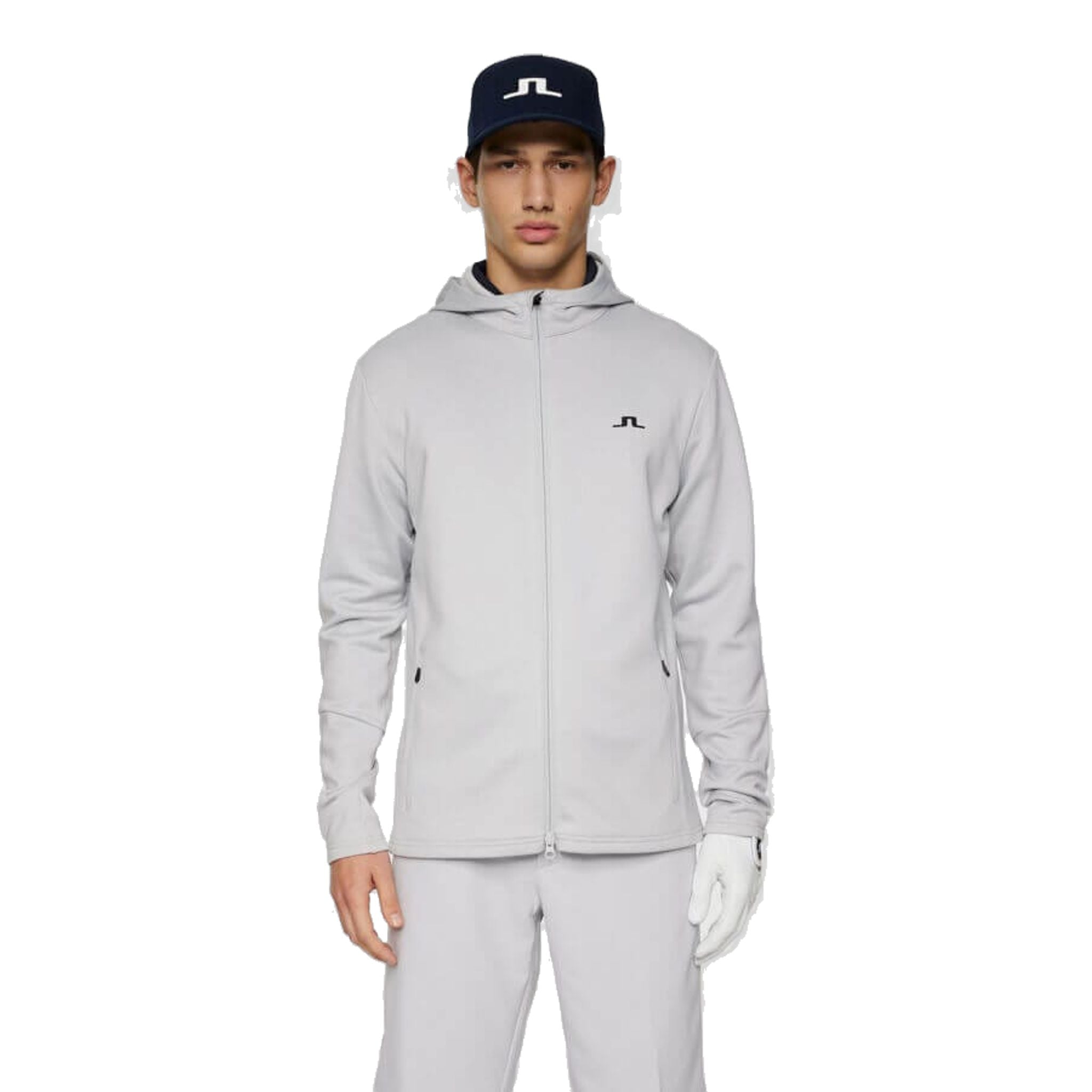 J. Lindeberg Aerial à capuche zippée intégrale pour hommes