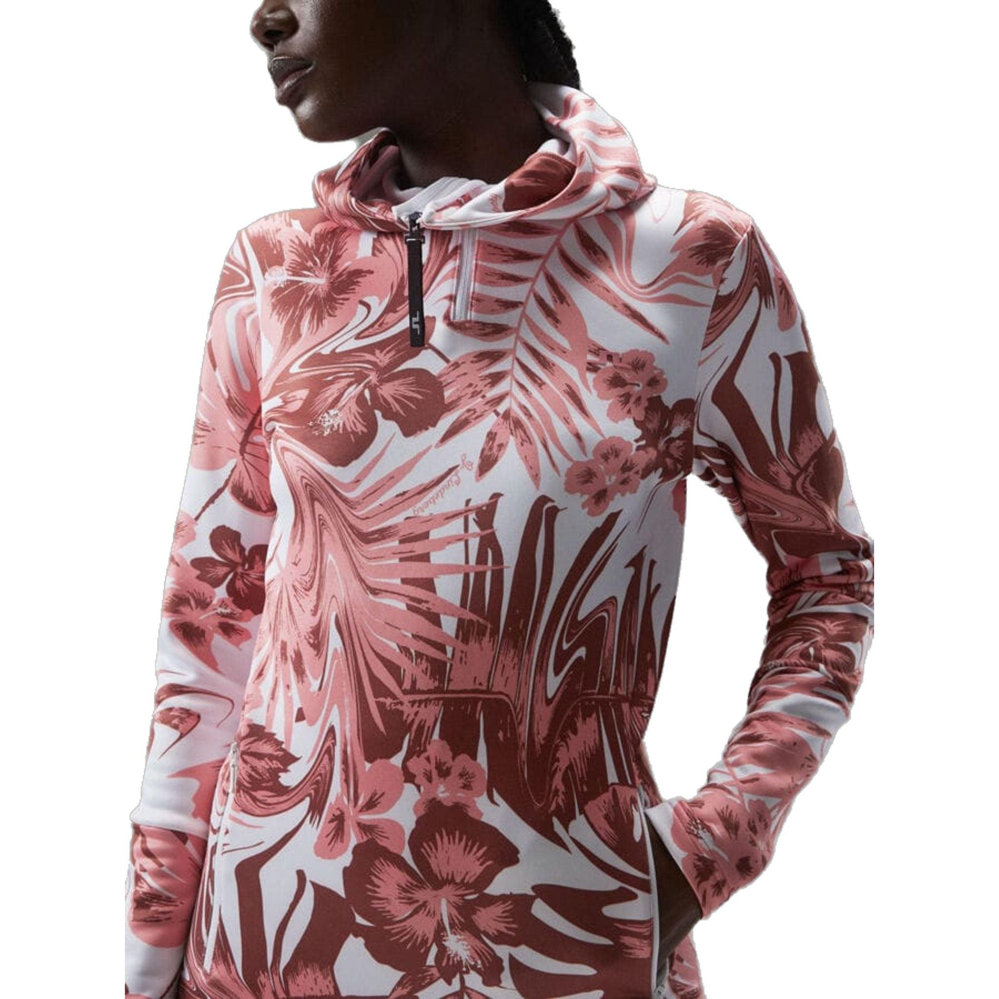 J. Lindeberg Aerial Print Quarter Hood Women
