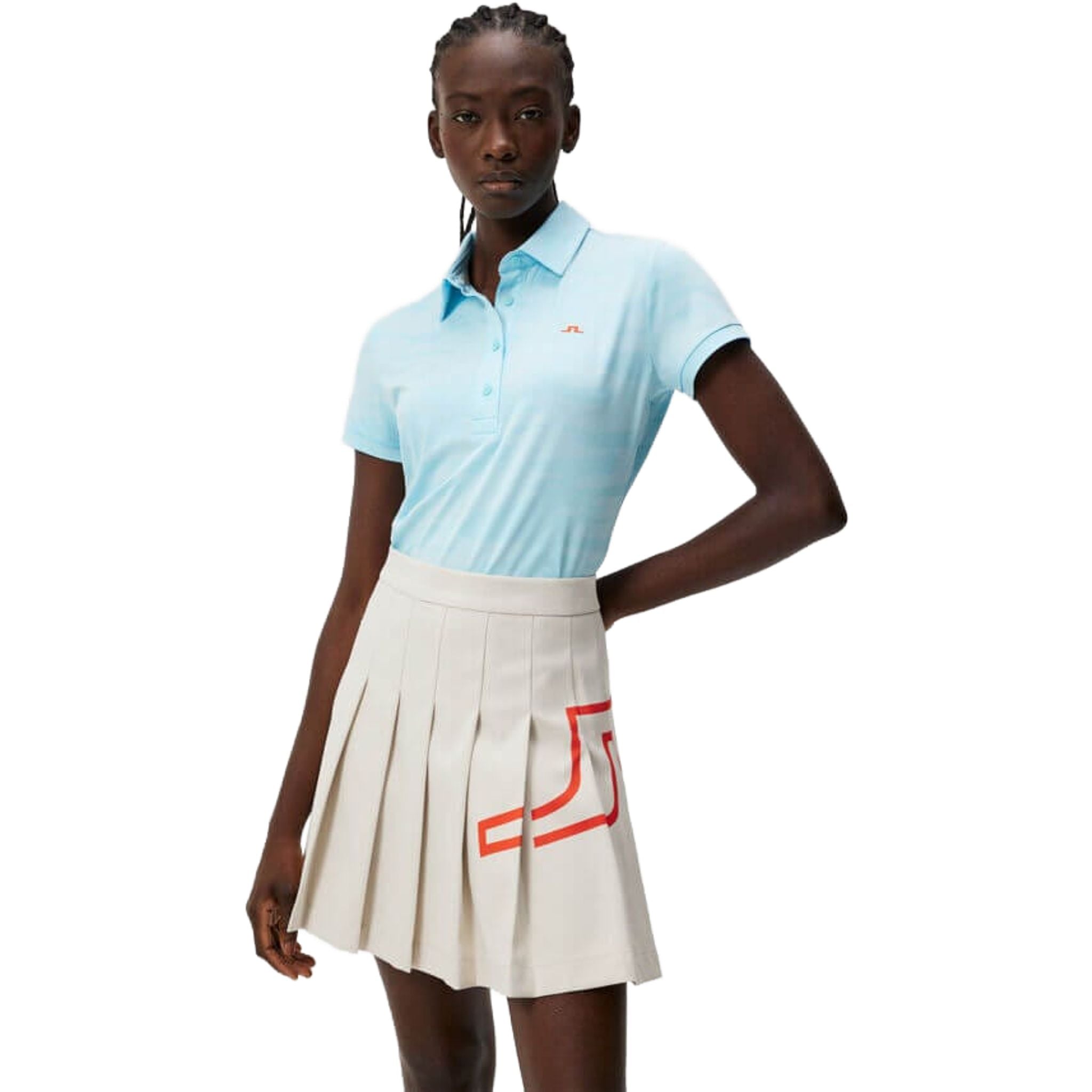 J. Lindeberg Alaya Jacquard Polo Femme