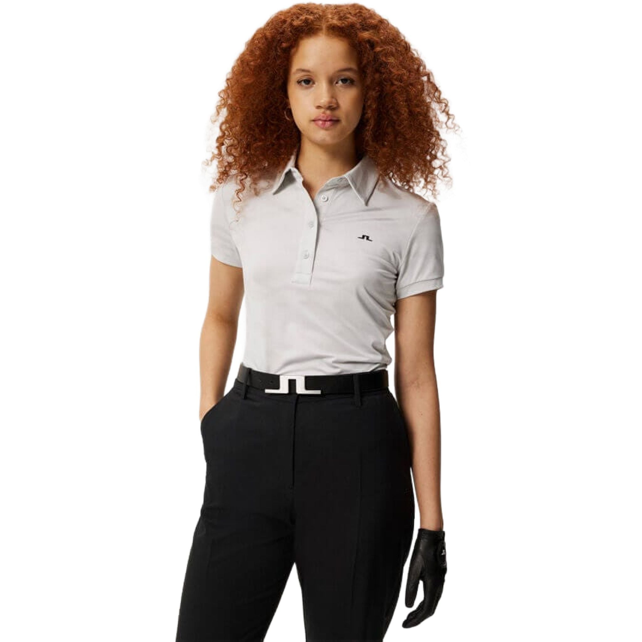 J. Lindeberg Alaya Jacquard Polo Femme