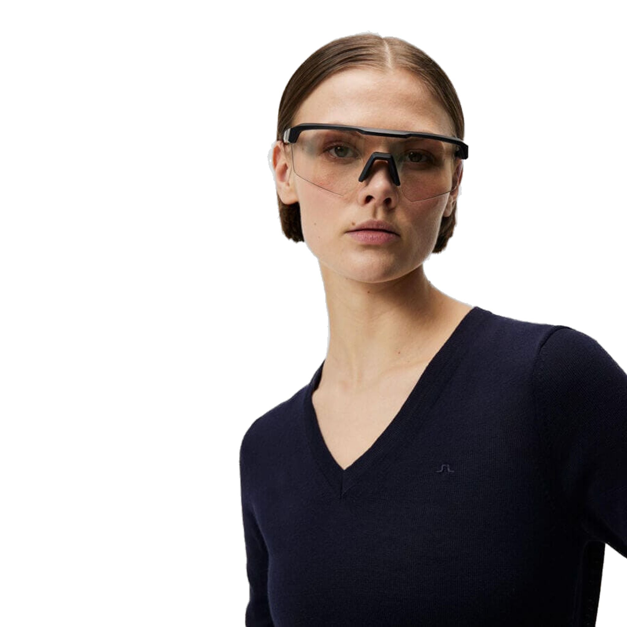 Pull en maille J. Lindeberg Amaya bleu marine pour femme