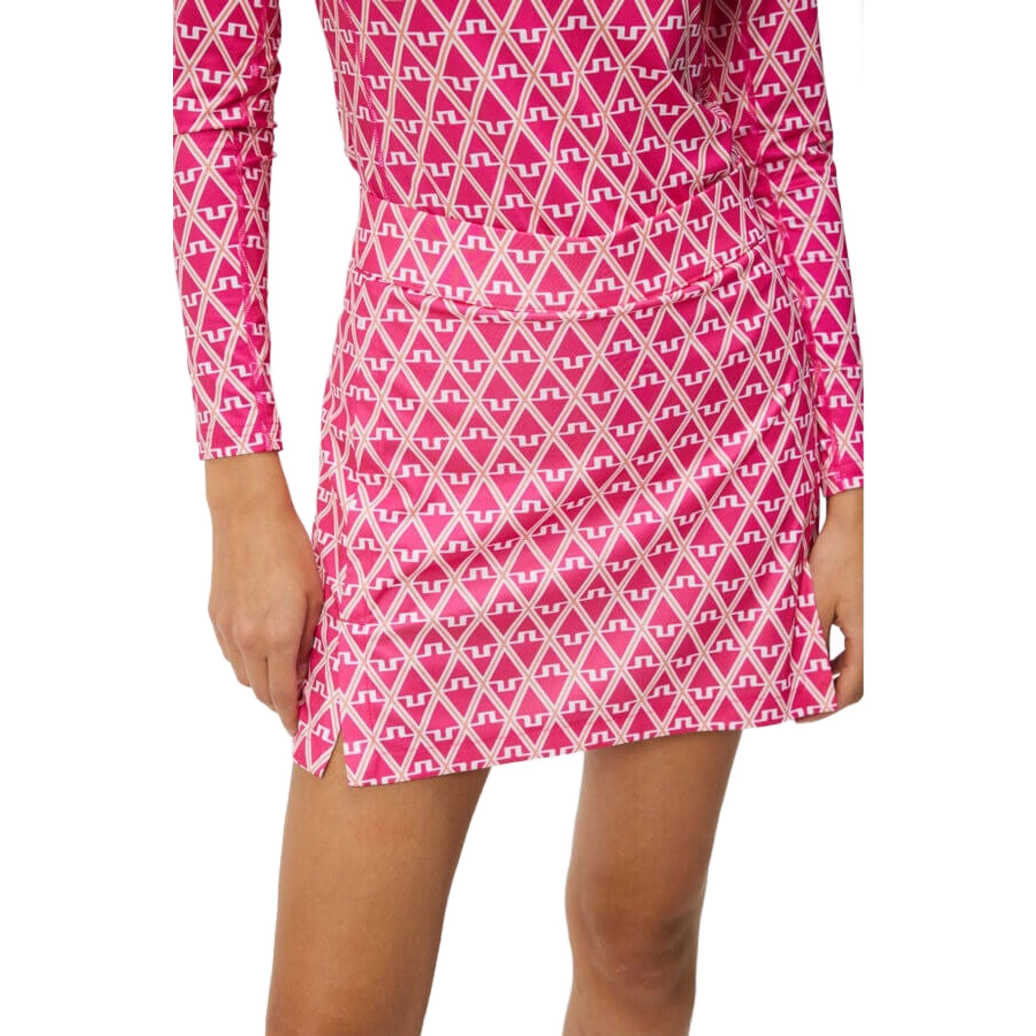 Jupe imprimée mi-longue Amelie de J. Lindeberg pour femme