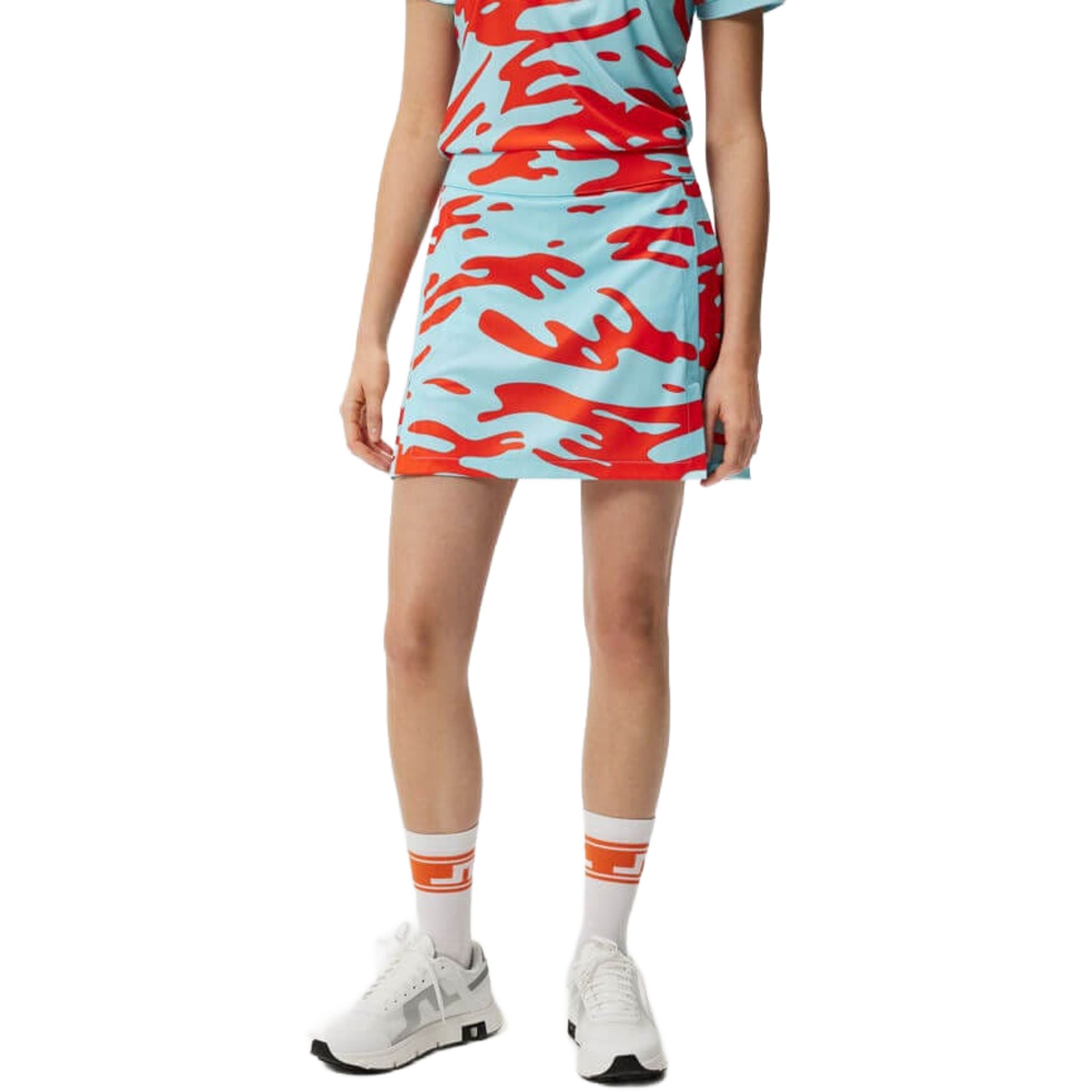 Jupe imprimée mi-longue Amelie de J. Lindeberg pour femme