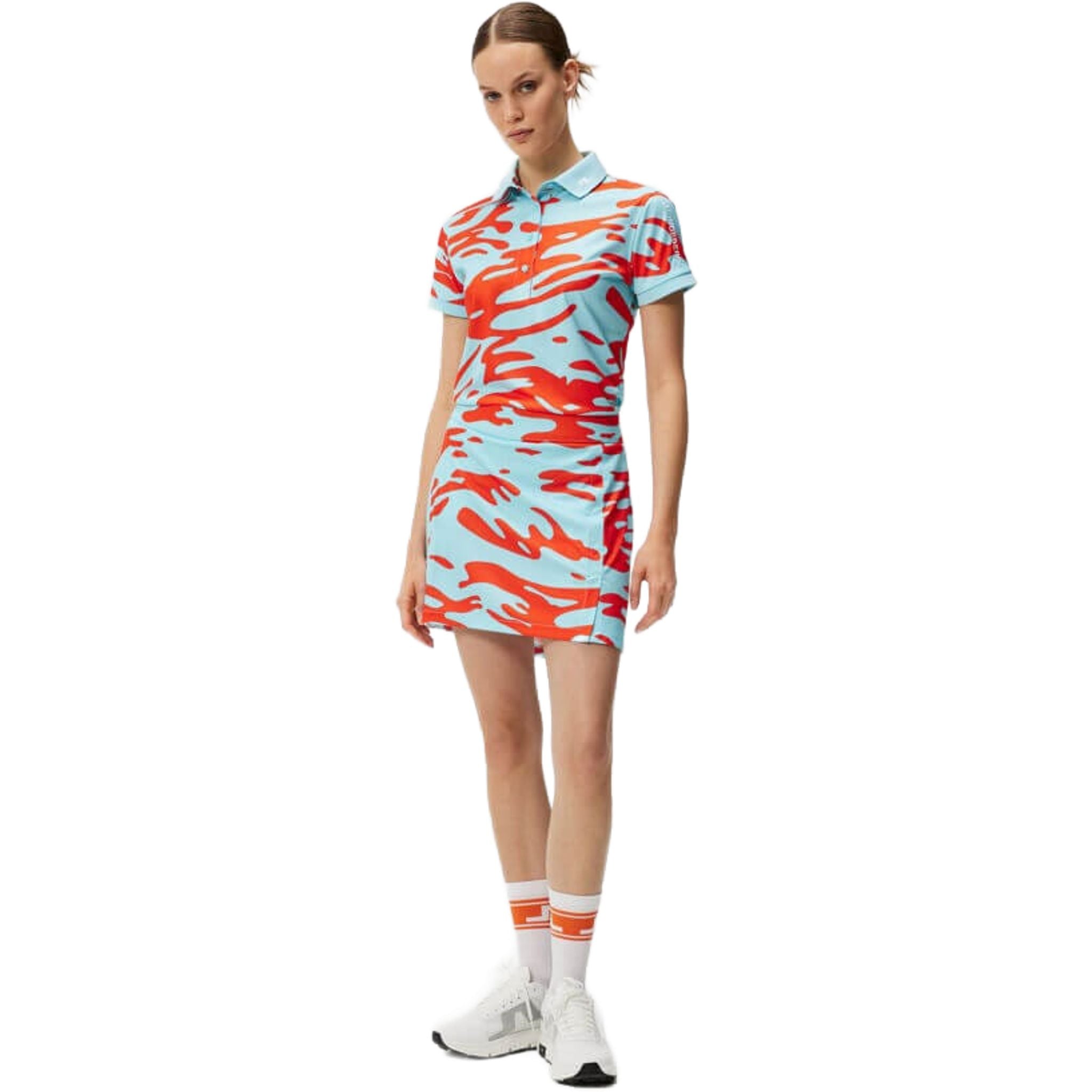 Jupe imprimée mi-longue Amelie de J. Lindeberg pour femme