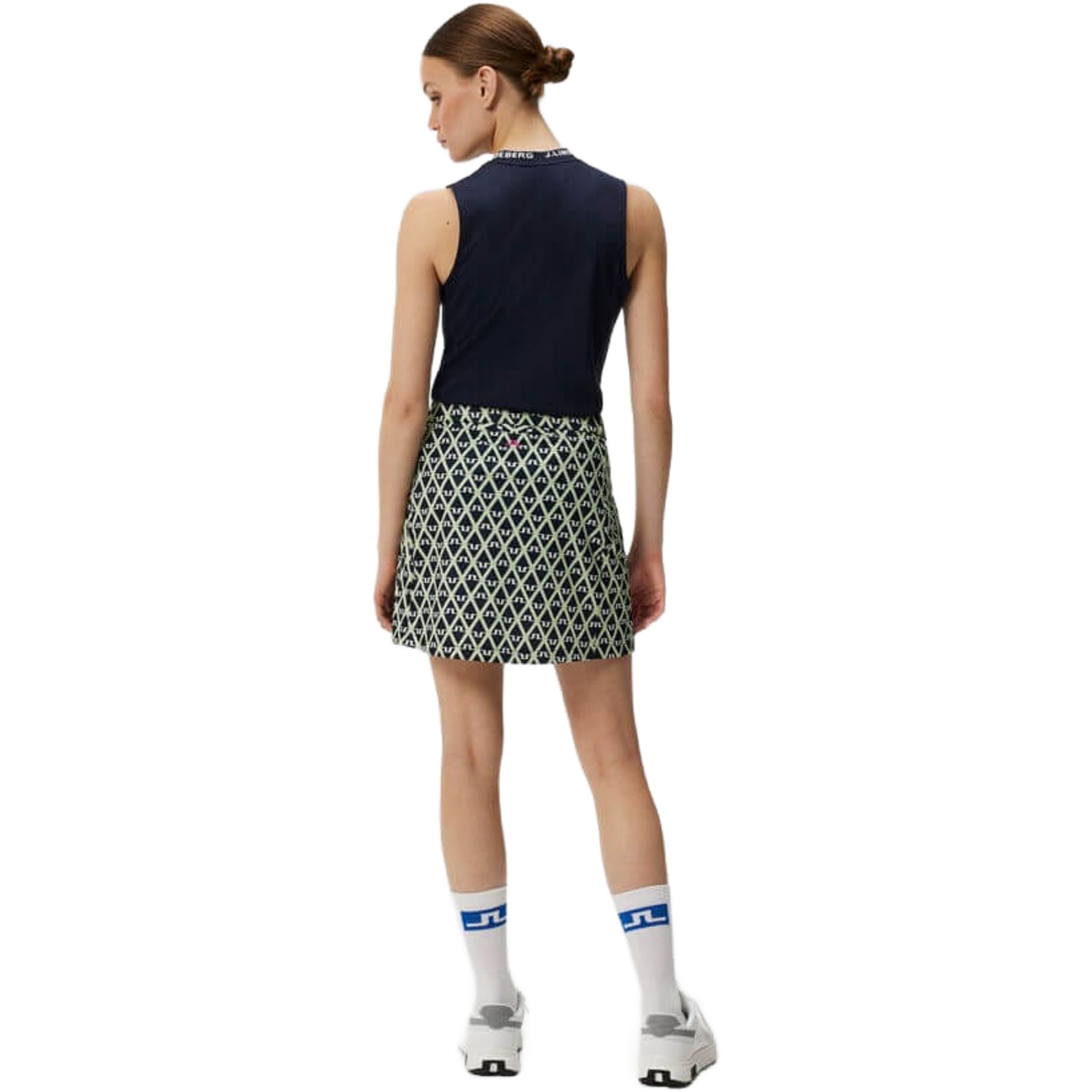 Jupe imprimée mi-longue Amelie de J. Lindeberg pour femme