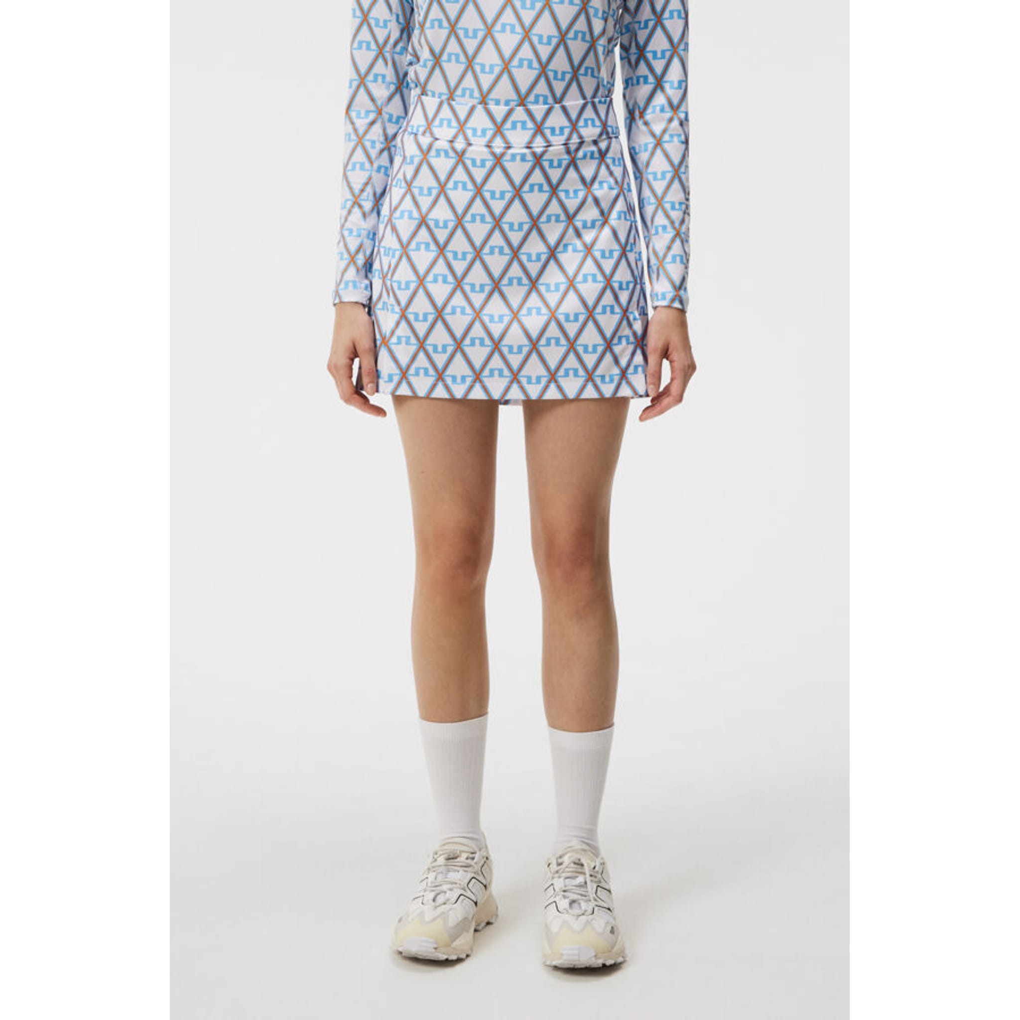 Jupe mi-longue Amelie de J. Lindeberg pour femme, bleu, pour petit garçon
