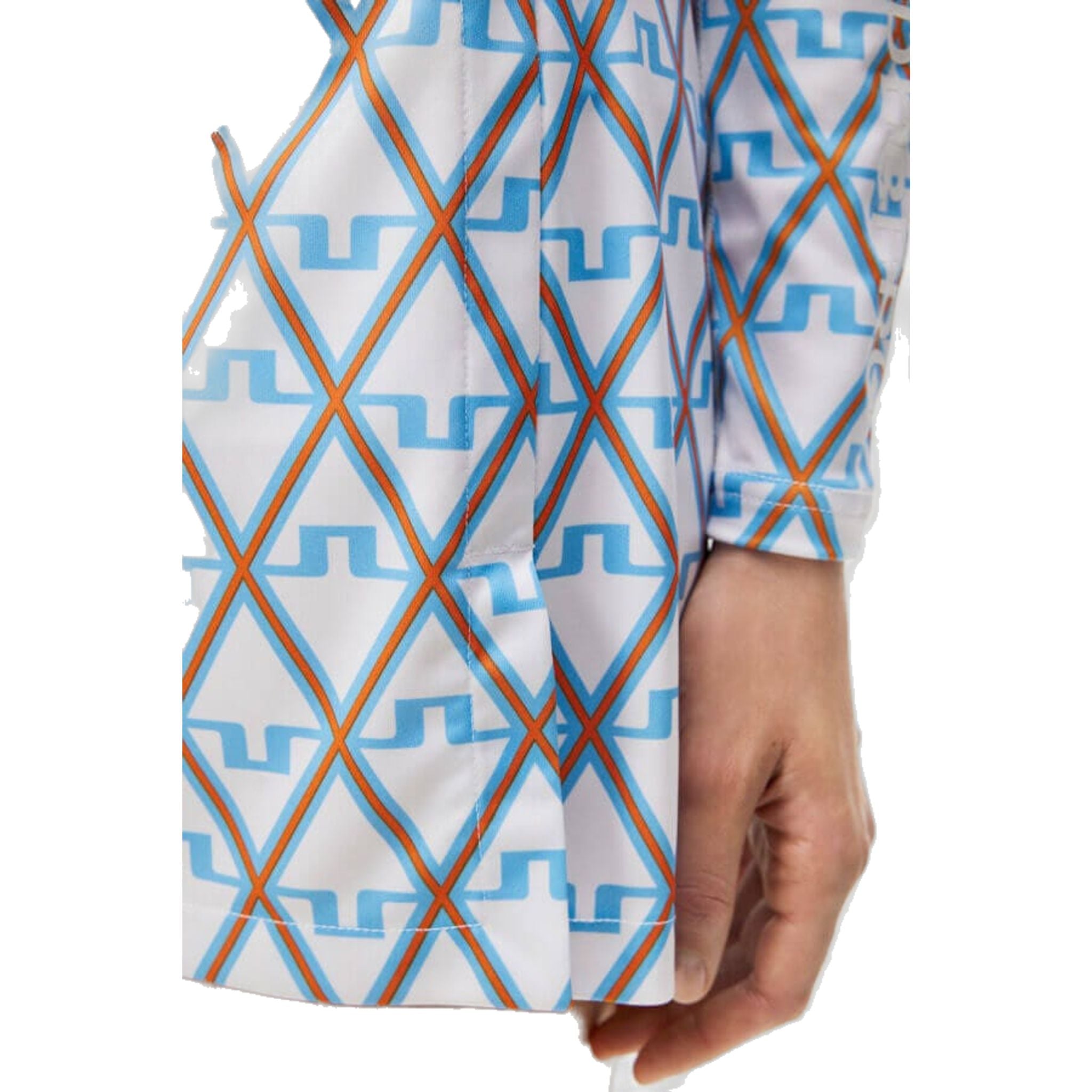 Jupe mi-longue J. Lindeberg Amelie pour femme et petit garçon, bleue